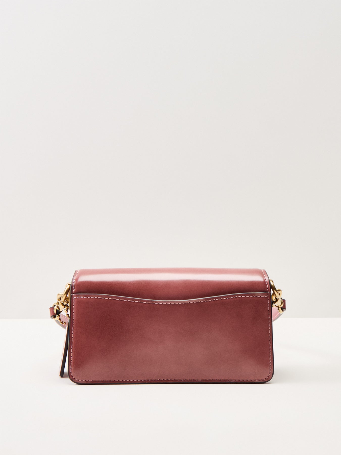 Tabby 20 Spazzolato Leather Shoulder Bag Peony