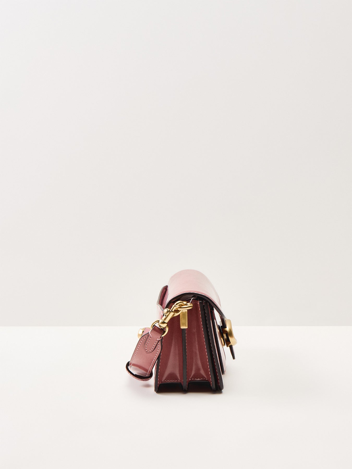 Tabby 20 Spazzolato Leather Shoulder Bag Peony