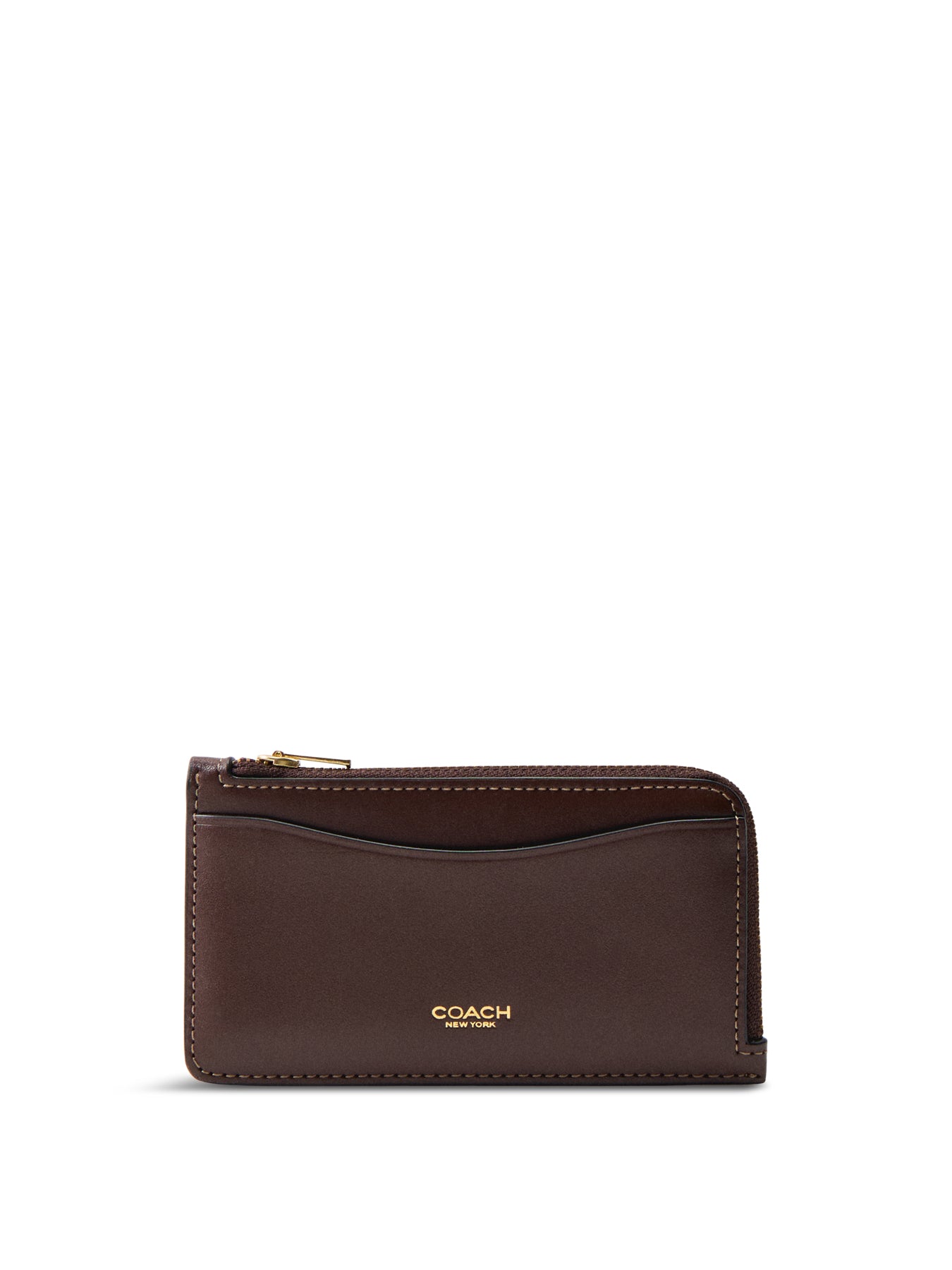 New York Zip Card Case Maple