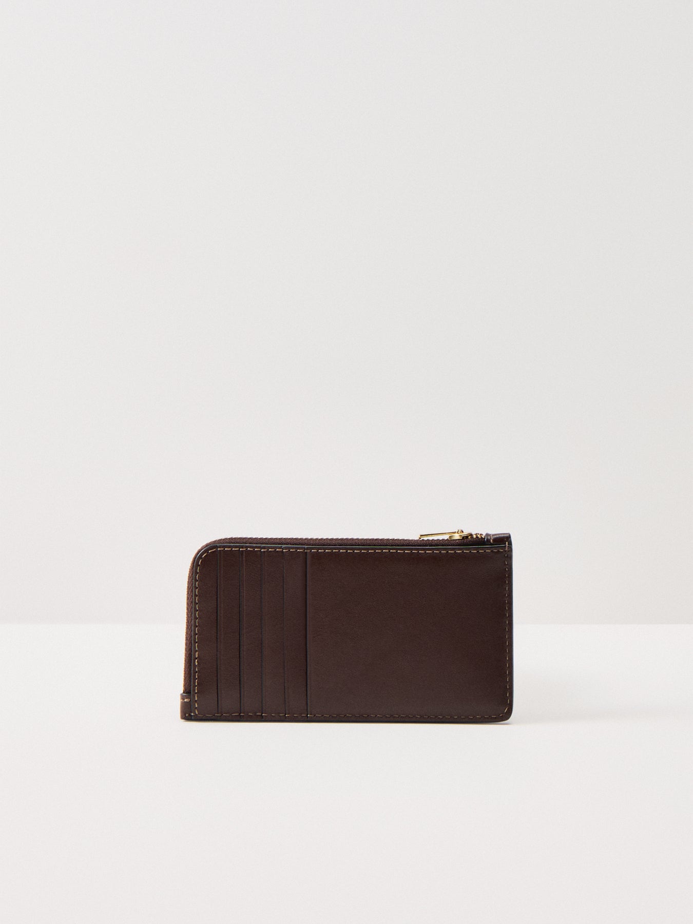New York Zip Card Case Maple