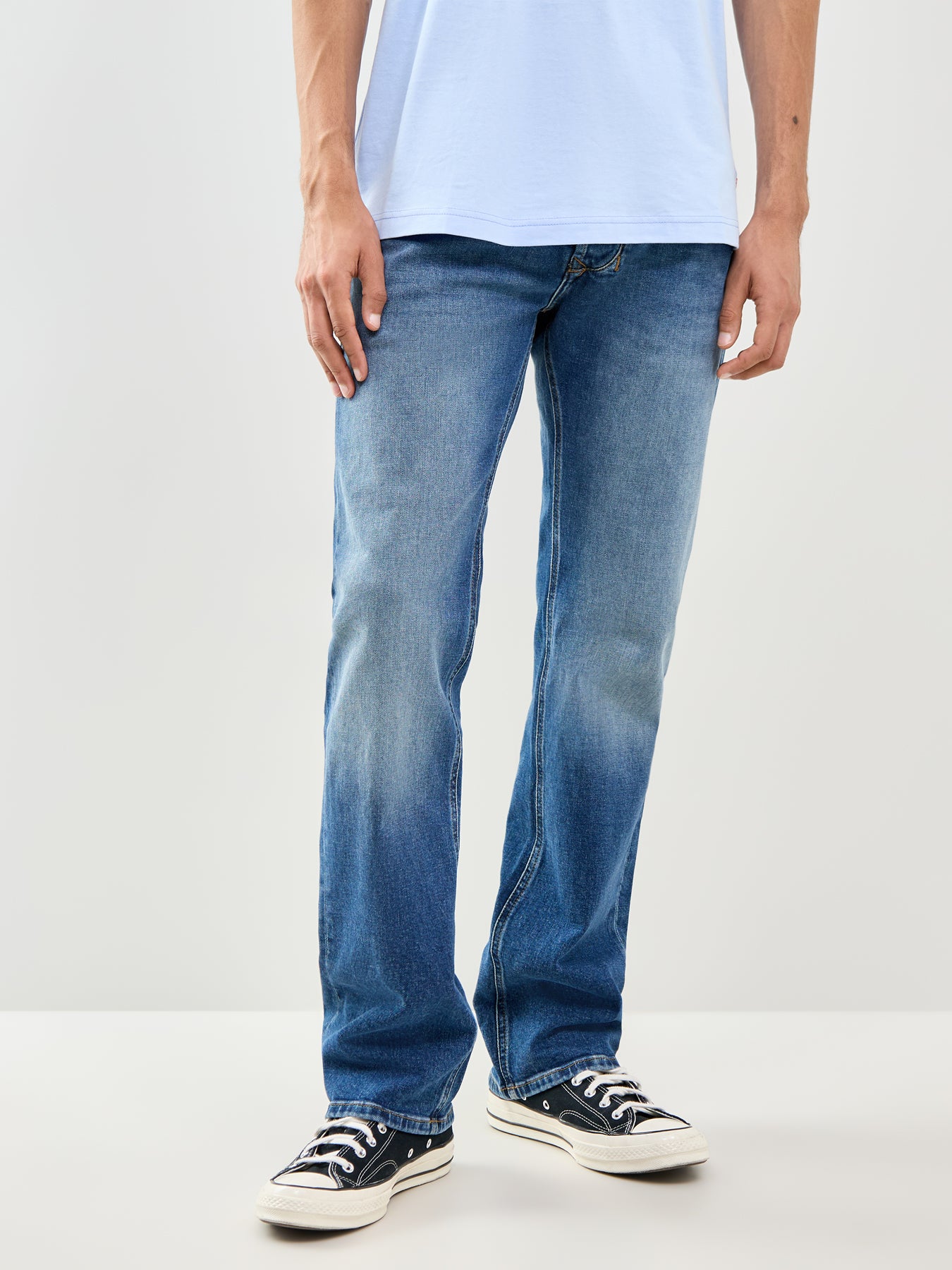 1985 Larkee Regular Fit Straight Leg Jeans Blue