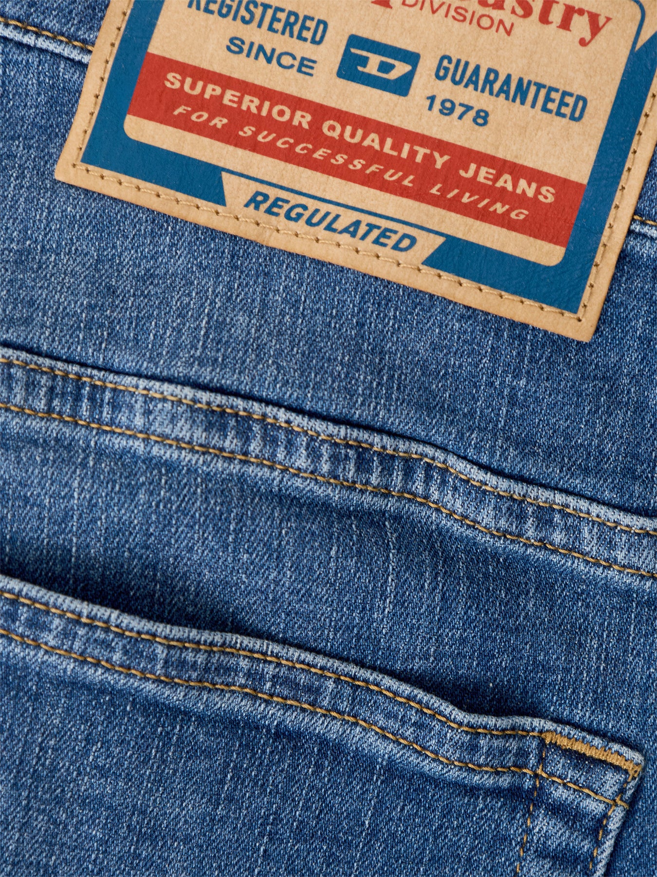 D-Vyl Slim Straight Jeans Blue