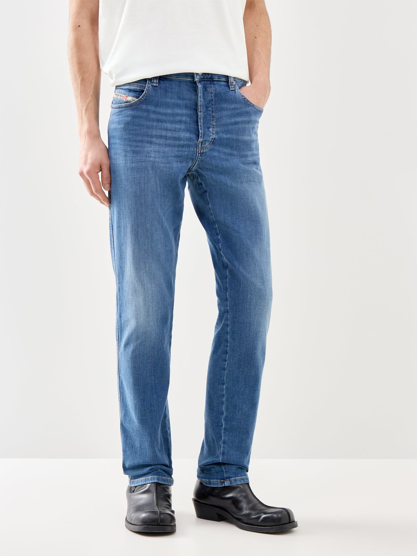 D-Vyl Slim Straight Jeans Blue