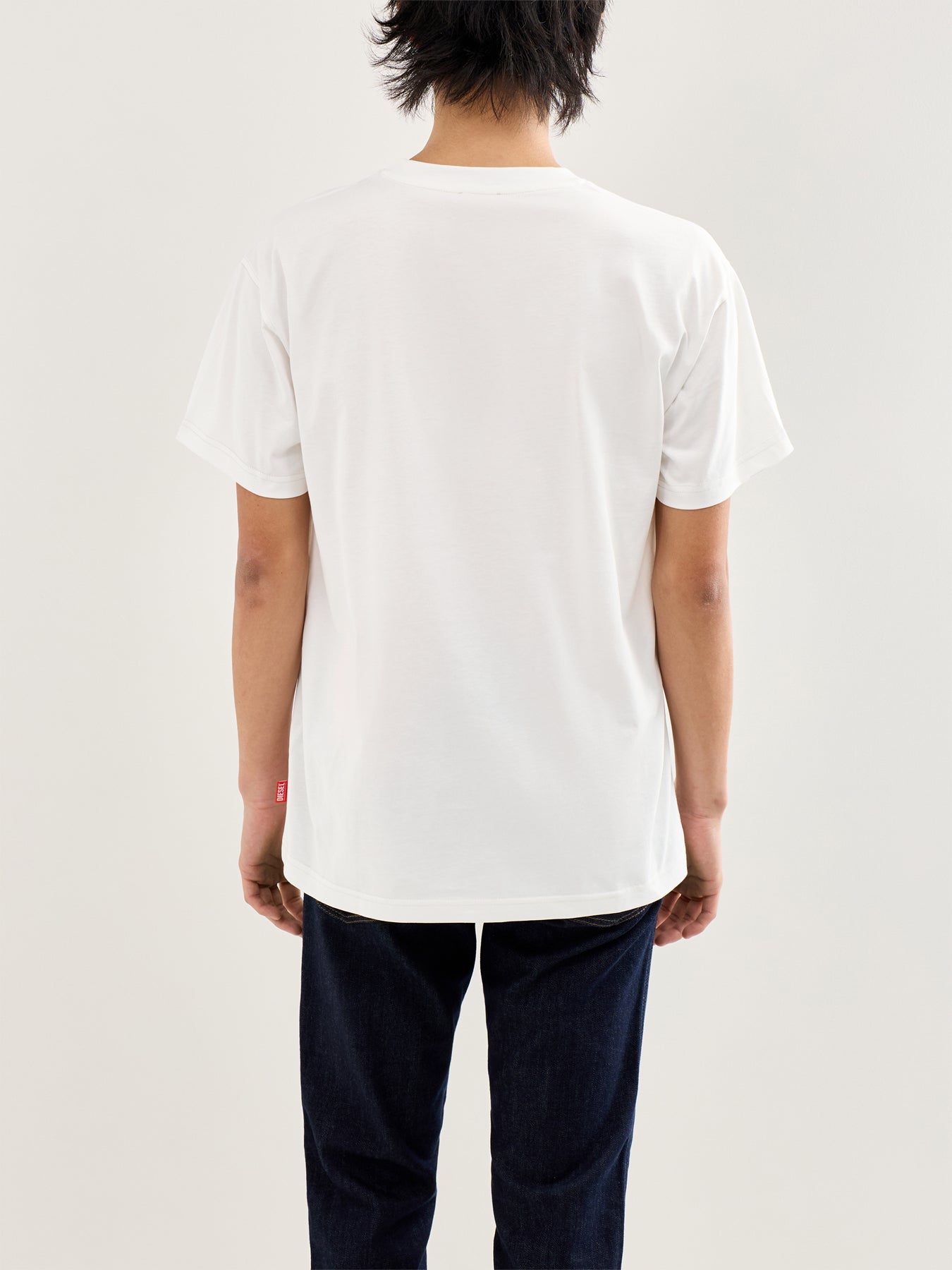 T-Norm-V10 Logo Stitching T-Shirt White