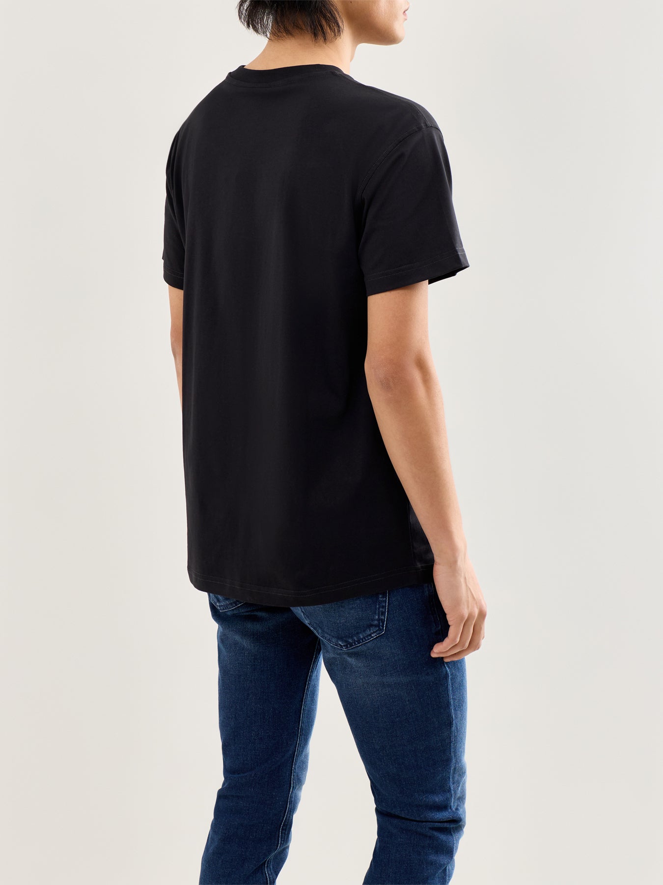 T-Norm-V10 Logo Stitching T-Shirt Black