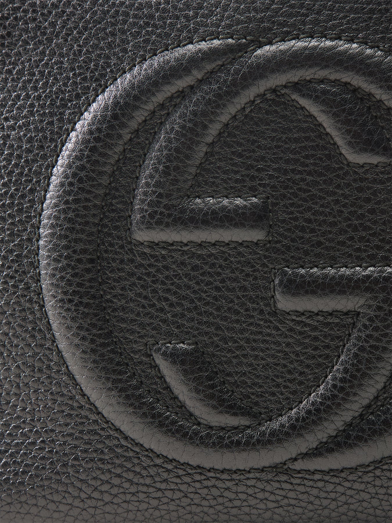 Vintage Gucci Soho Disco Bag Black Calfskin