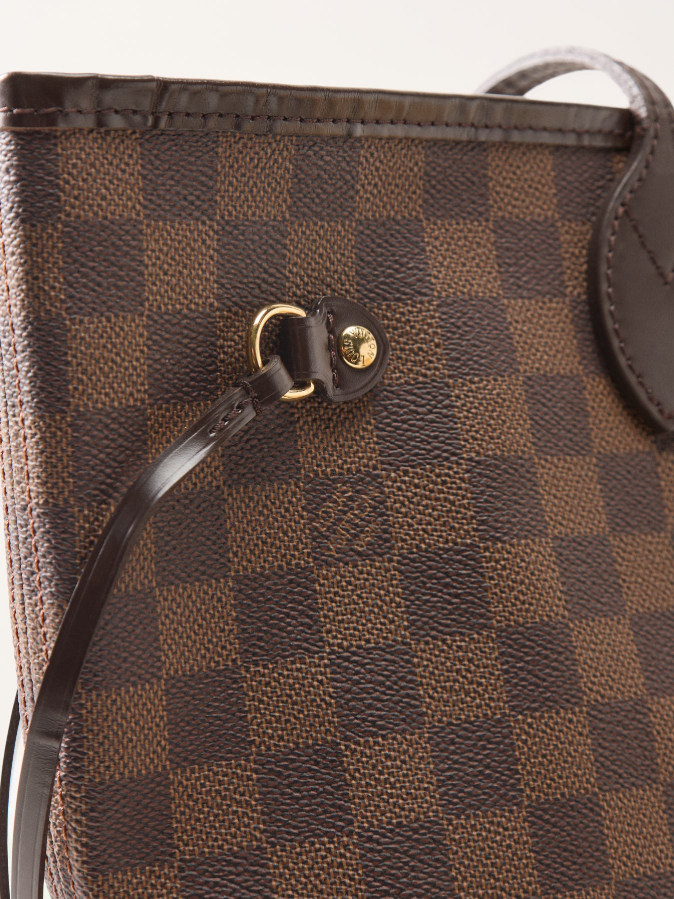 Vintage Louis Vuitton Neverfull MM Damier Ebene Brown