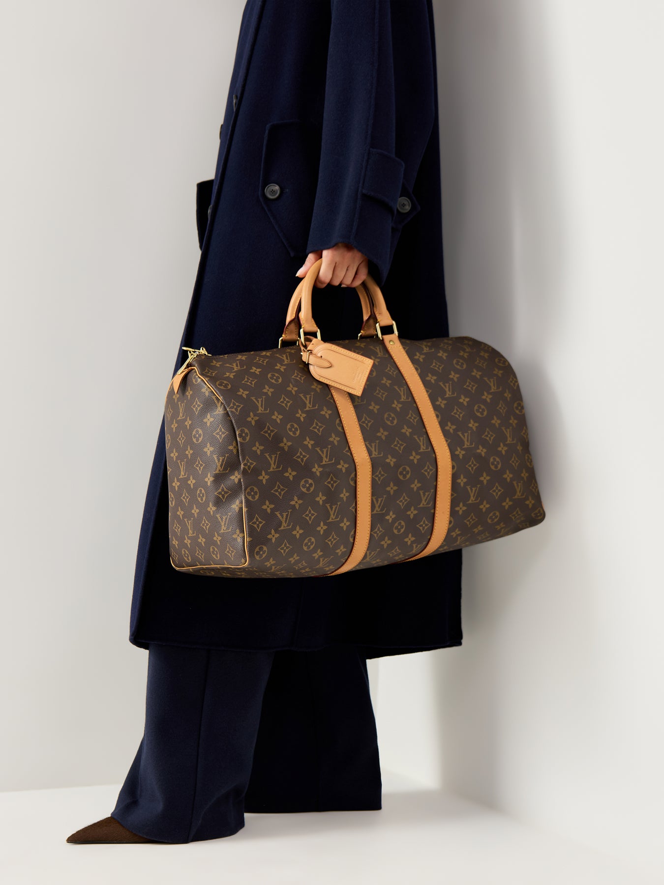 Vintage Louis Vuitton Keepall 50 Monogram Brown – Fenwick