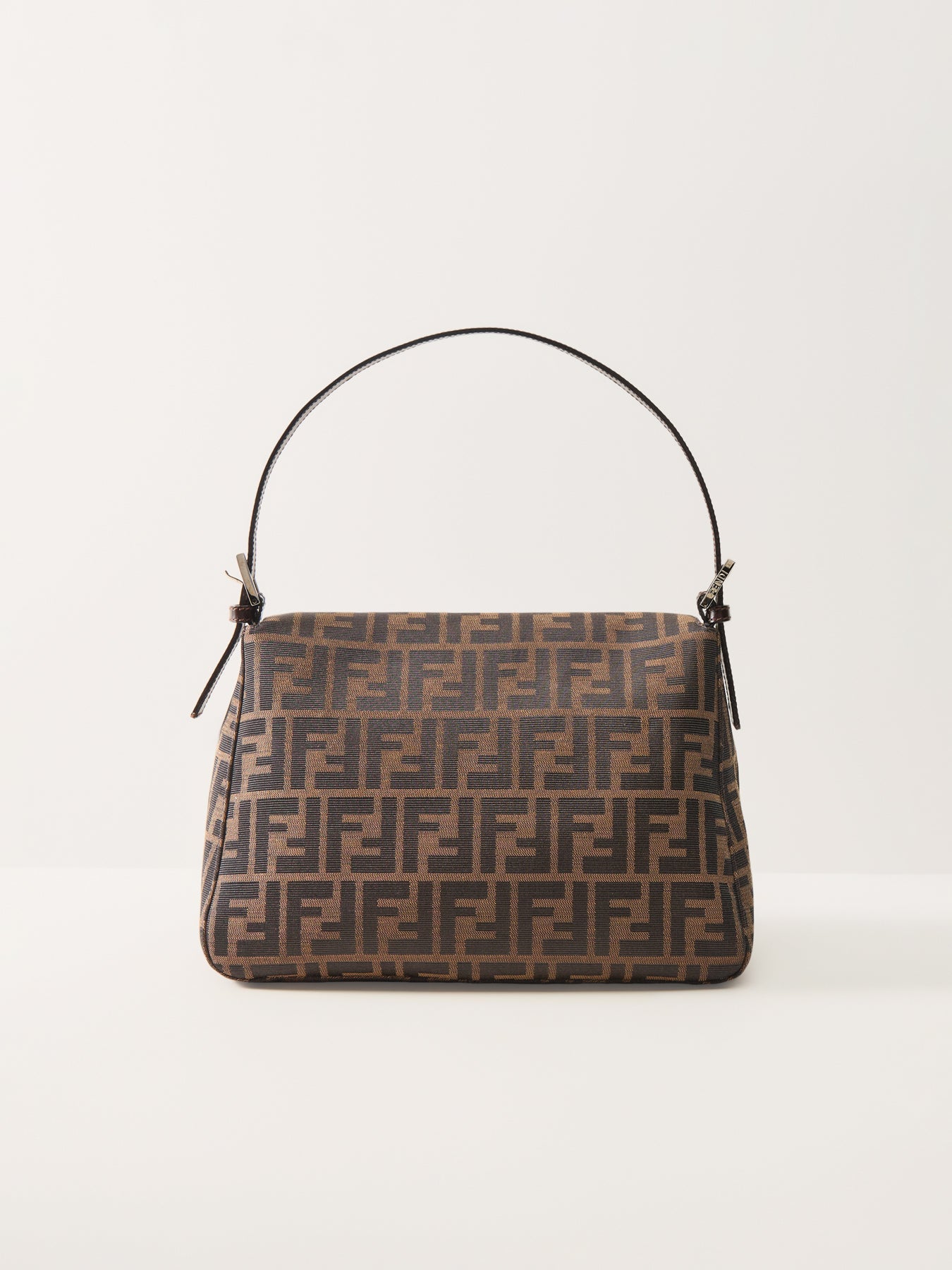 Vintage Fendi Zucca Mamma Bag Brown