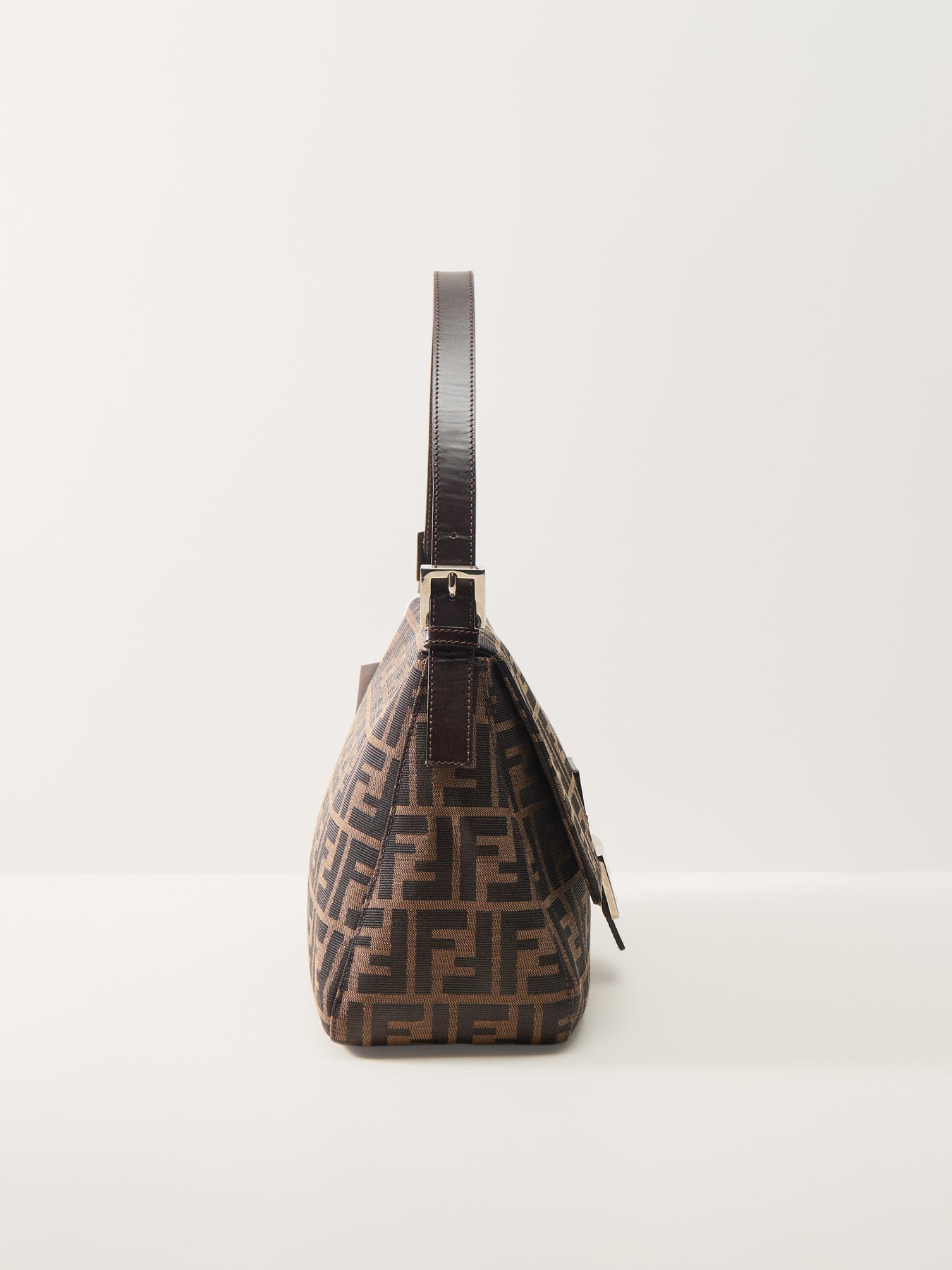 Vintage Fendi Zucca Mamma Bag Brown