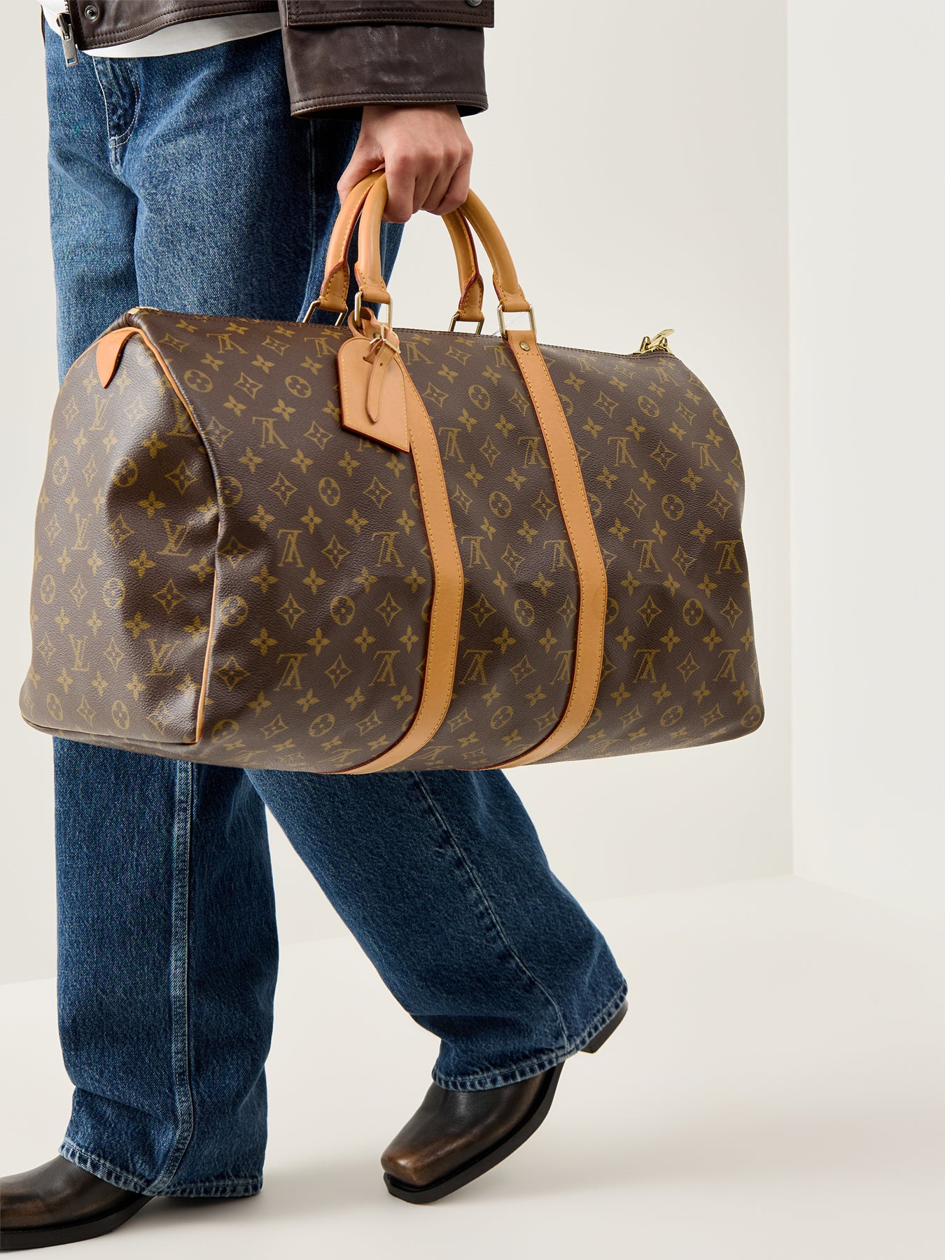Vintage Louis Vuitton Keepall 50 Monogram Brown