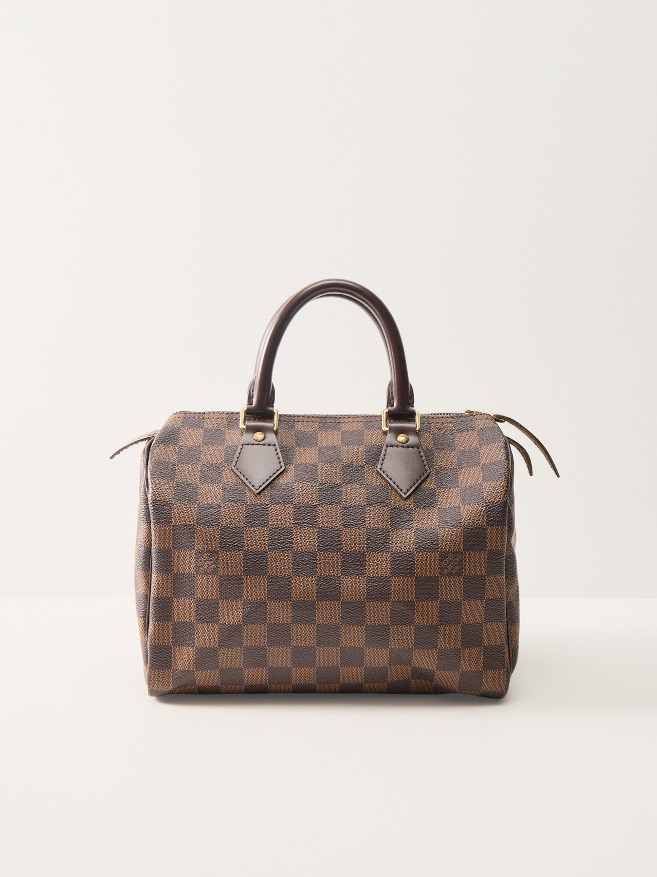 Vintage Louis Vuitton Speedy 25 Damier Ebene Brown