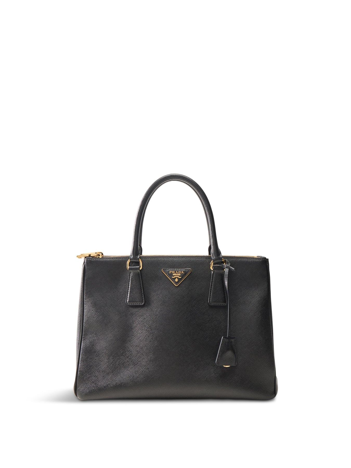 Vintage Prada Galleria Large Saffiano Bag Black