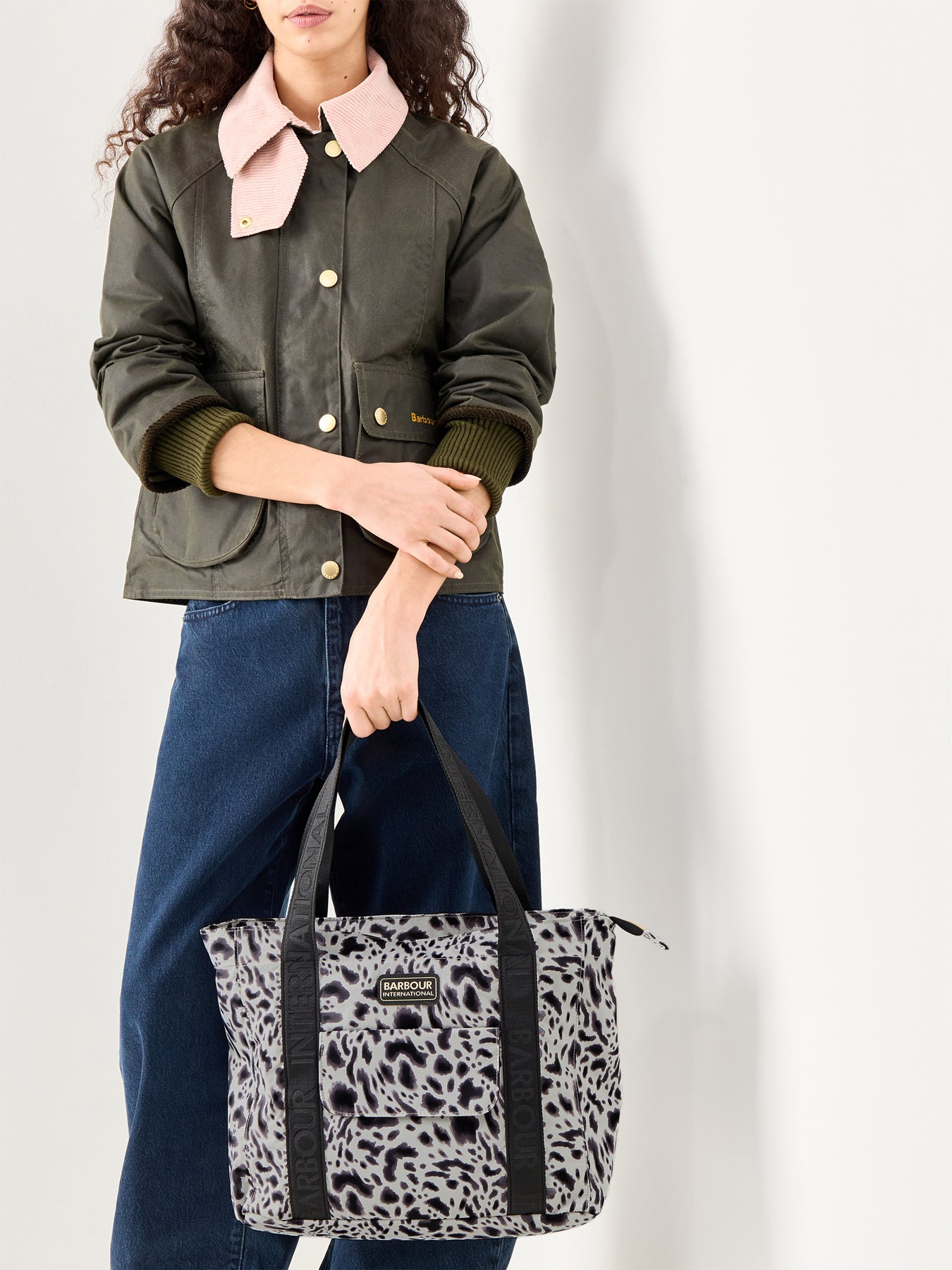 Boulevard Tote Bag Leopard Print