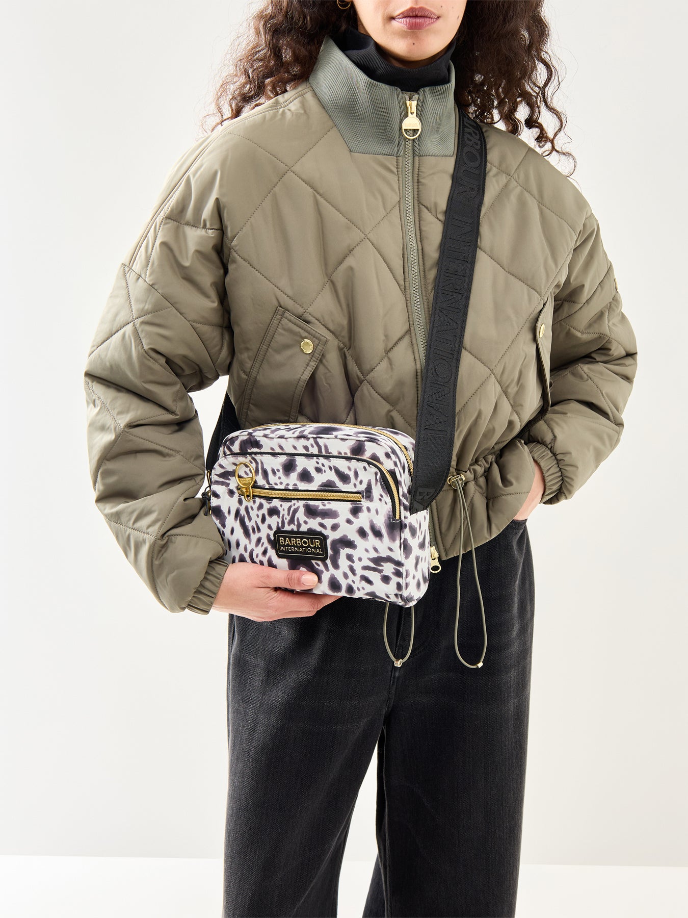 Boulevard Crossbody Bag Leopard Print
