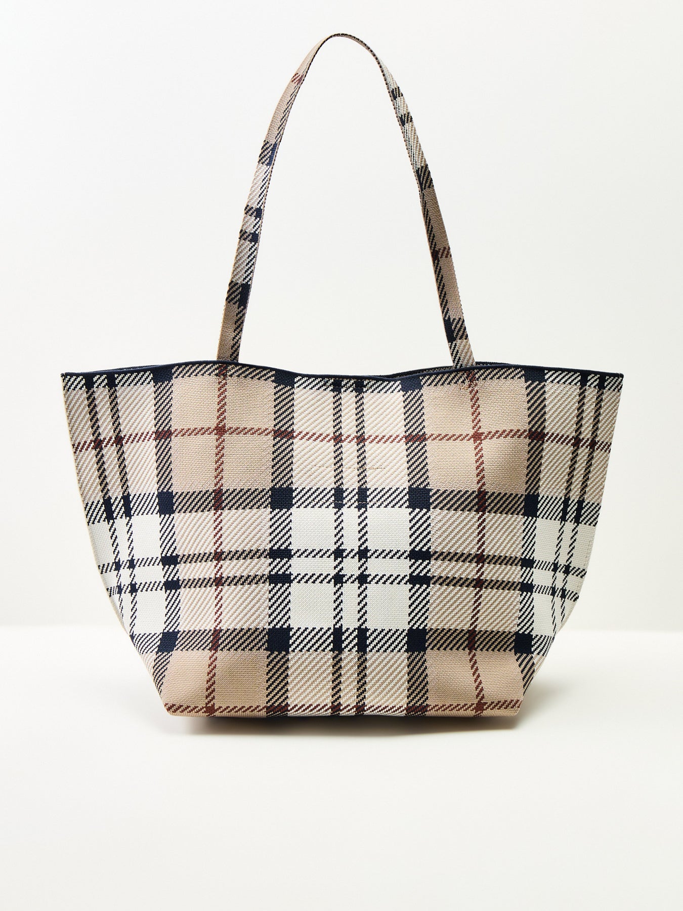 Layla Tartan Large Tote Bag Multi
