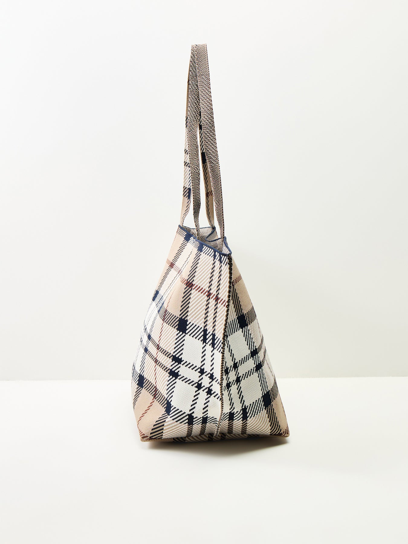 Layla Tartan Large Tote Bag Multi