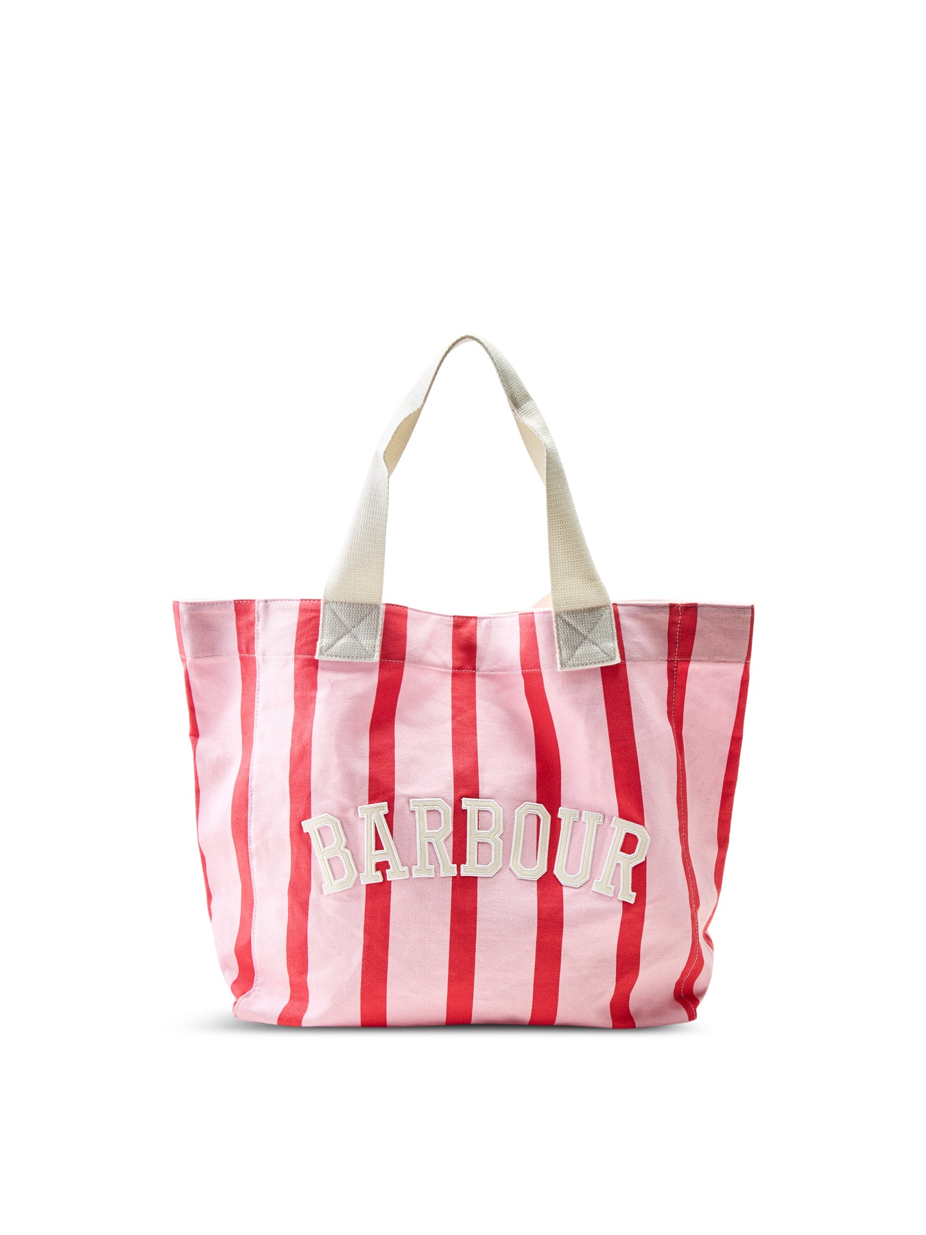 Emily Stripe Tote Bag Pink