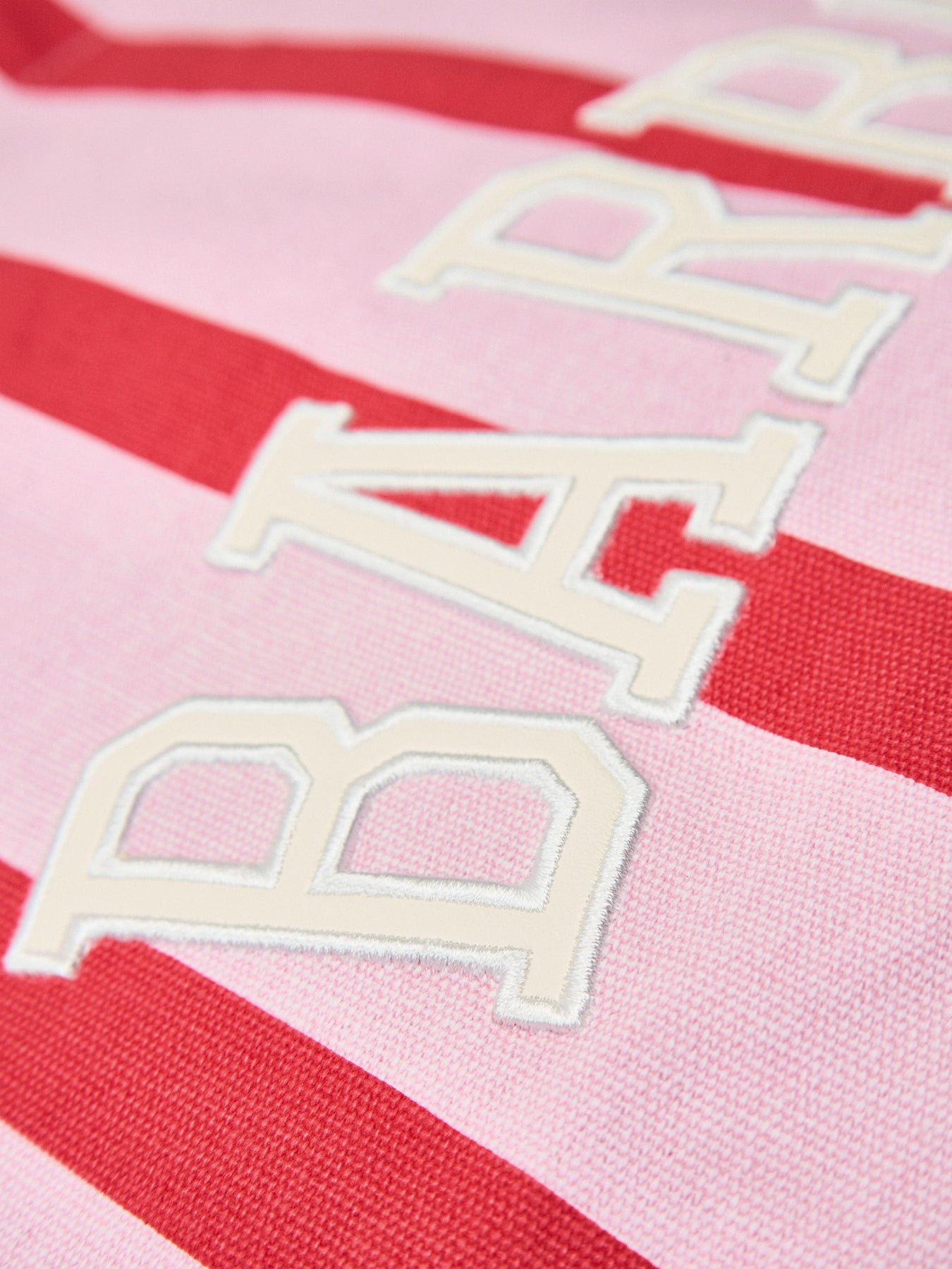 Emily Stripe Tote Bag Pink