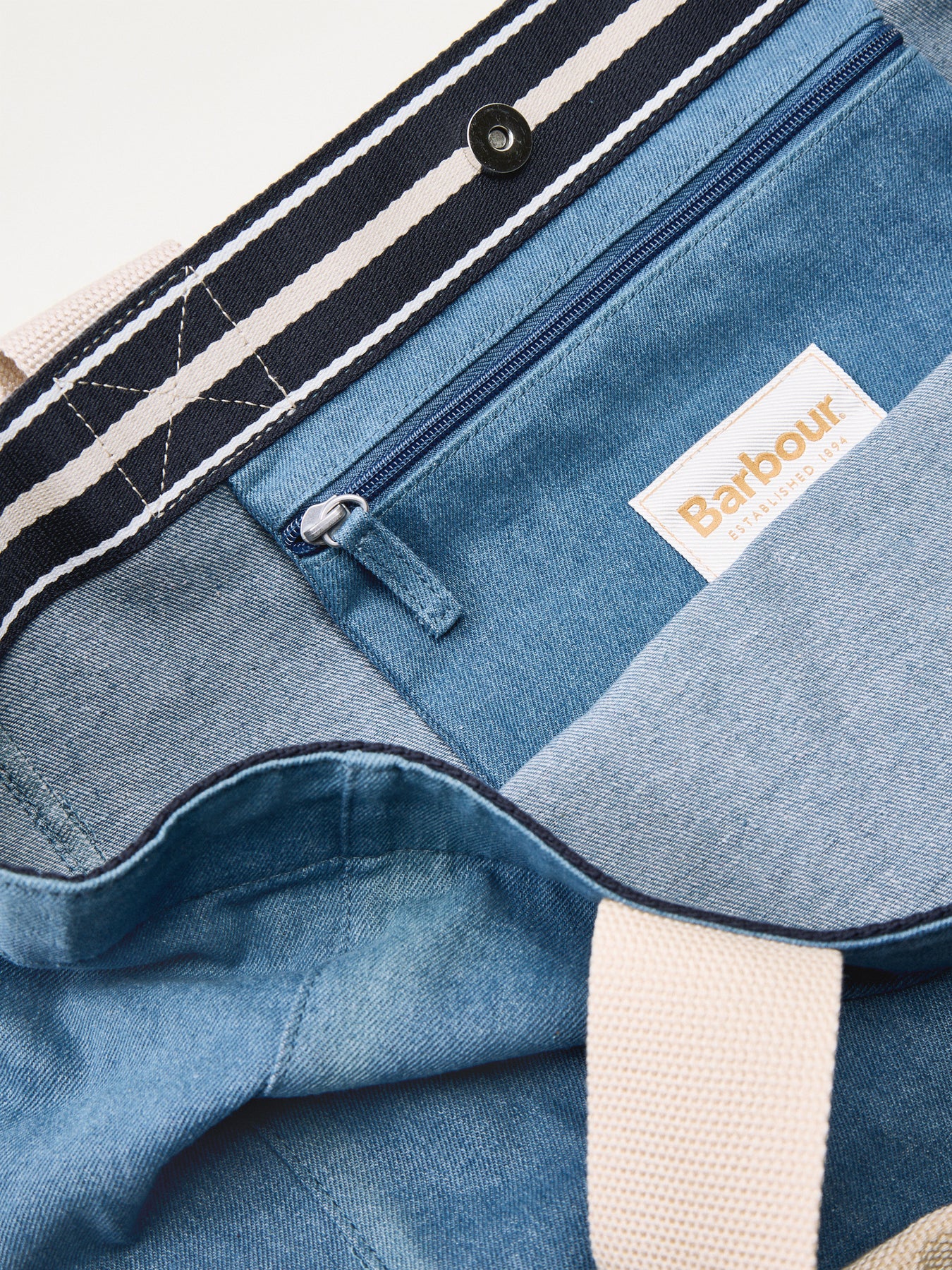 Emily Denim Tote Bag Blue