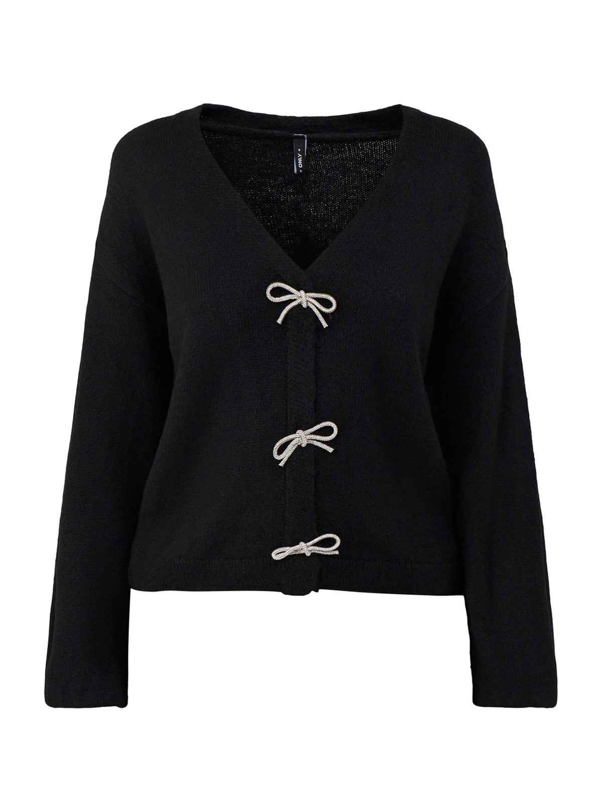 Donna Bow V-Neck Jumper