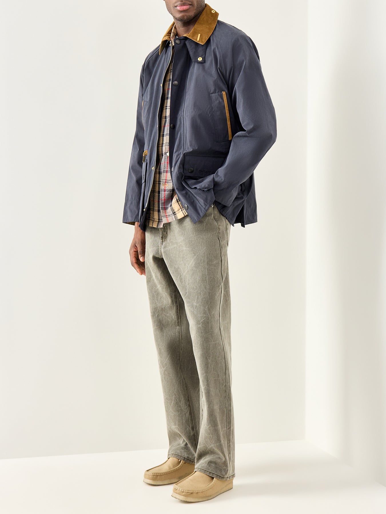 Icons Bedale Casual Jacket Navy