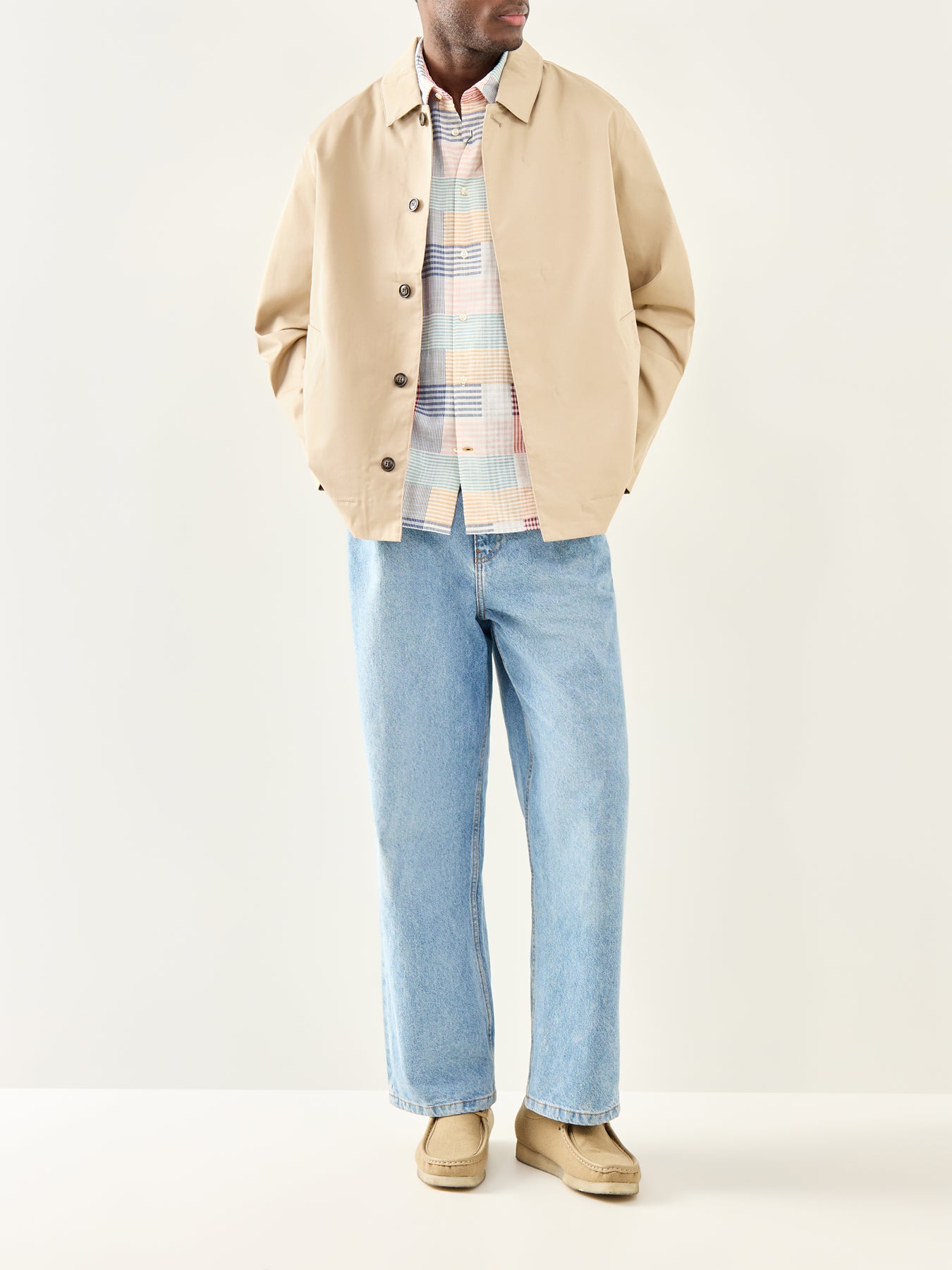 Short Rokig Waterproof Jacket Beige