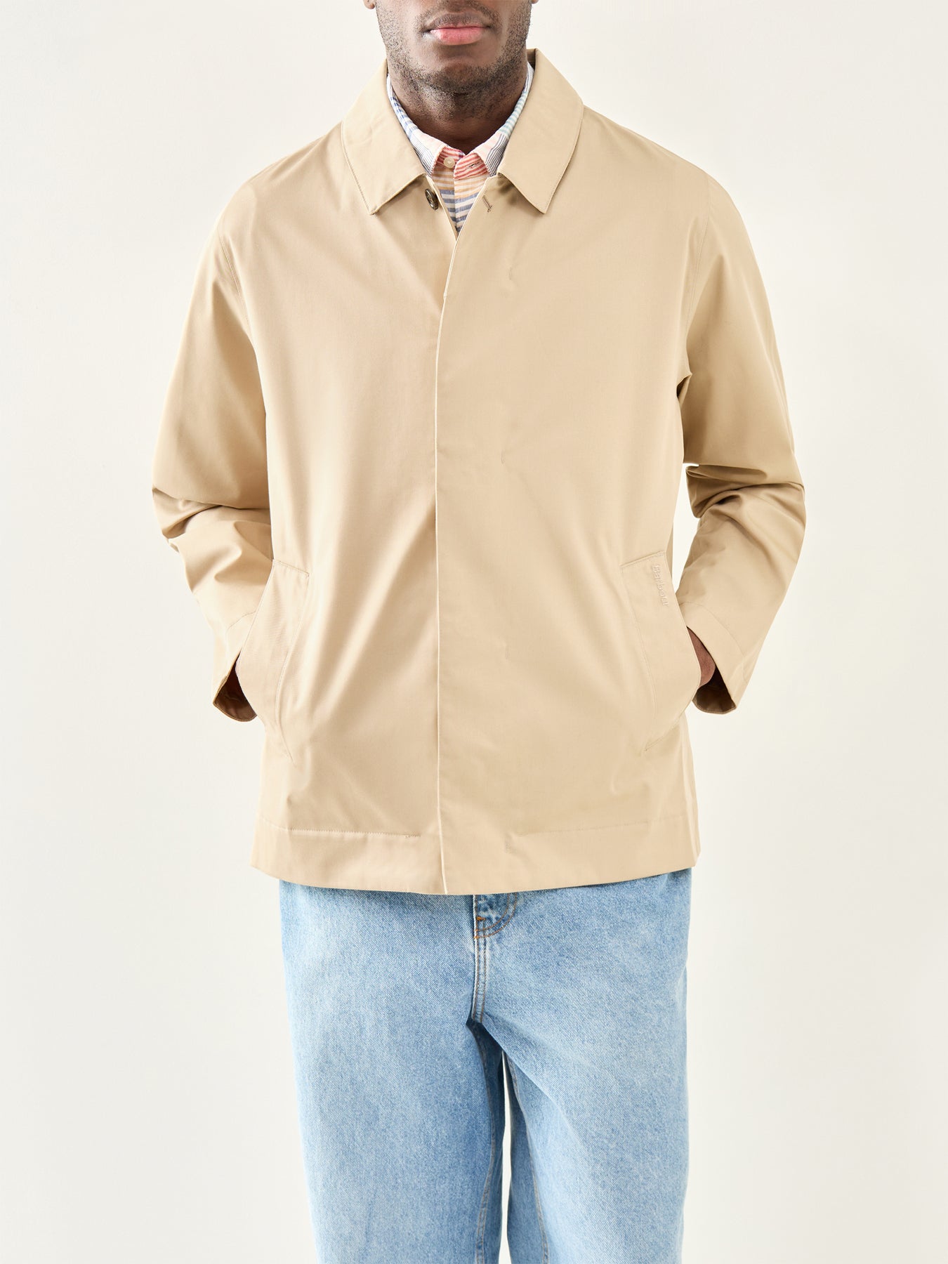 Short Rokig Waterproof Jacket Beige
