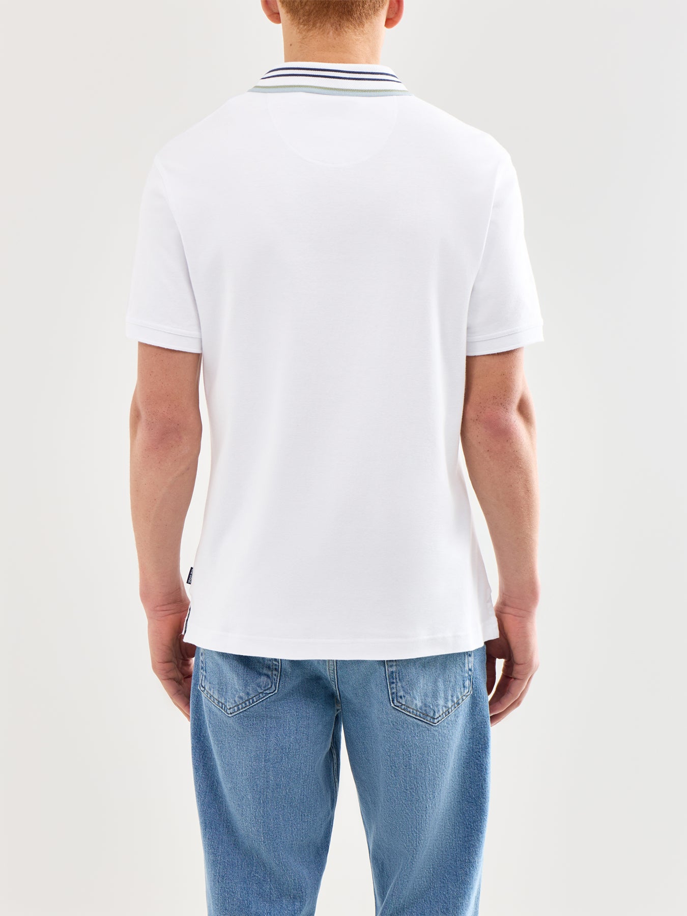 Notter Tailored Fit Polo Shirt White