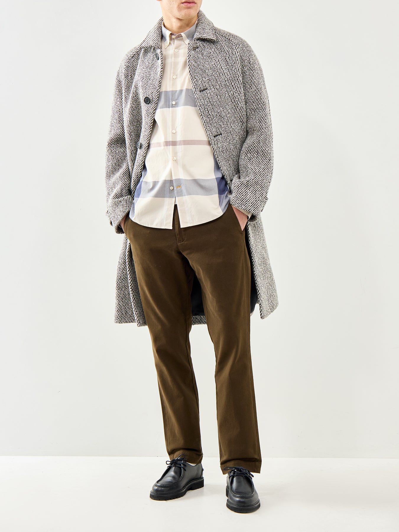 Harris Tailored Shirt Oban Mist Tartan