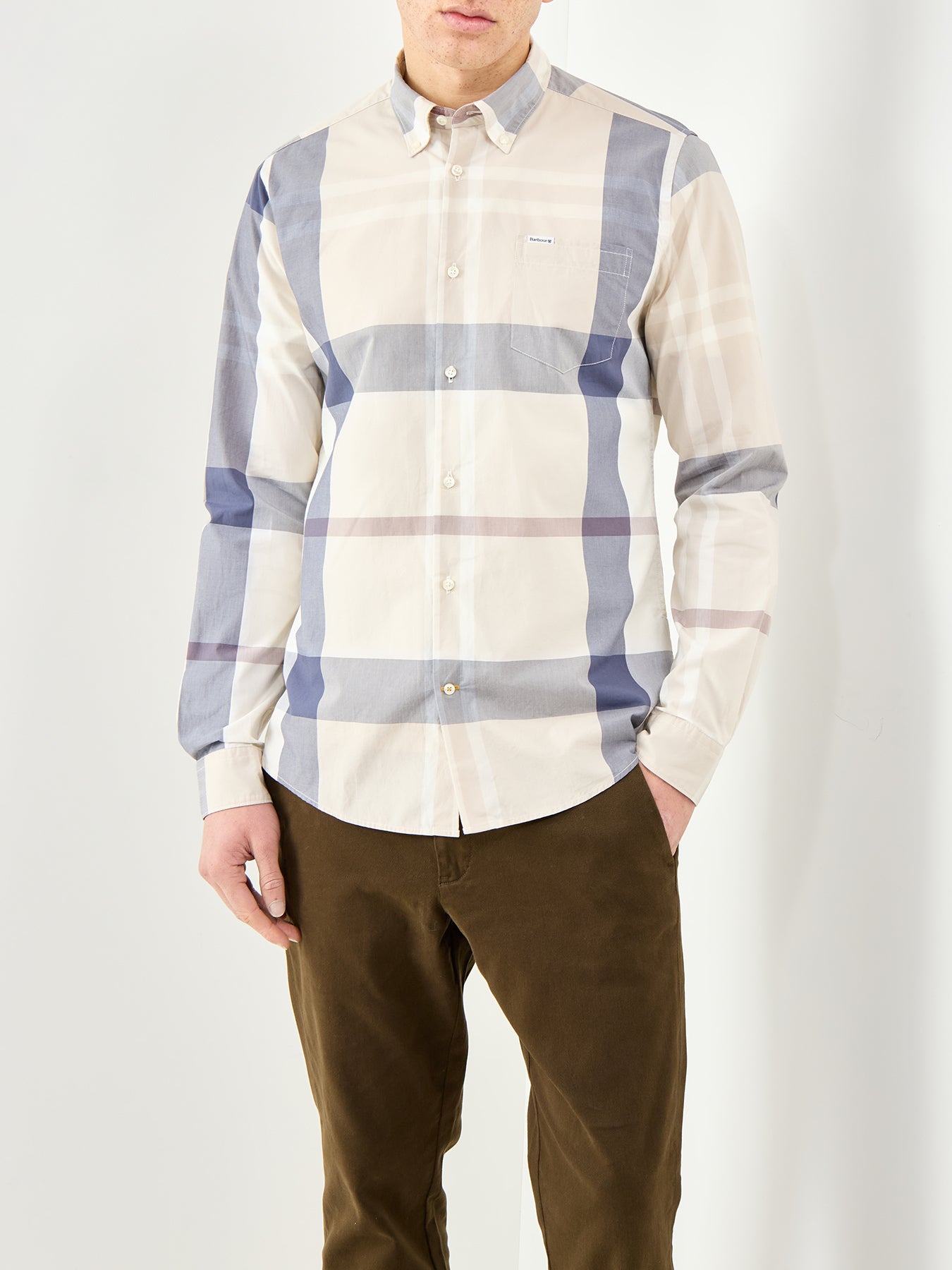 Harris Tailored Shirt Oban Mist Tartan