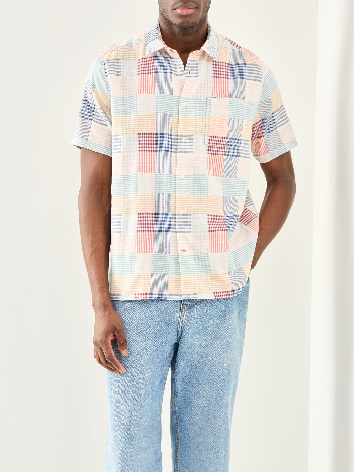 Oakshore Short Sleeve Summer Fit Shirt Red
