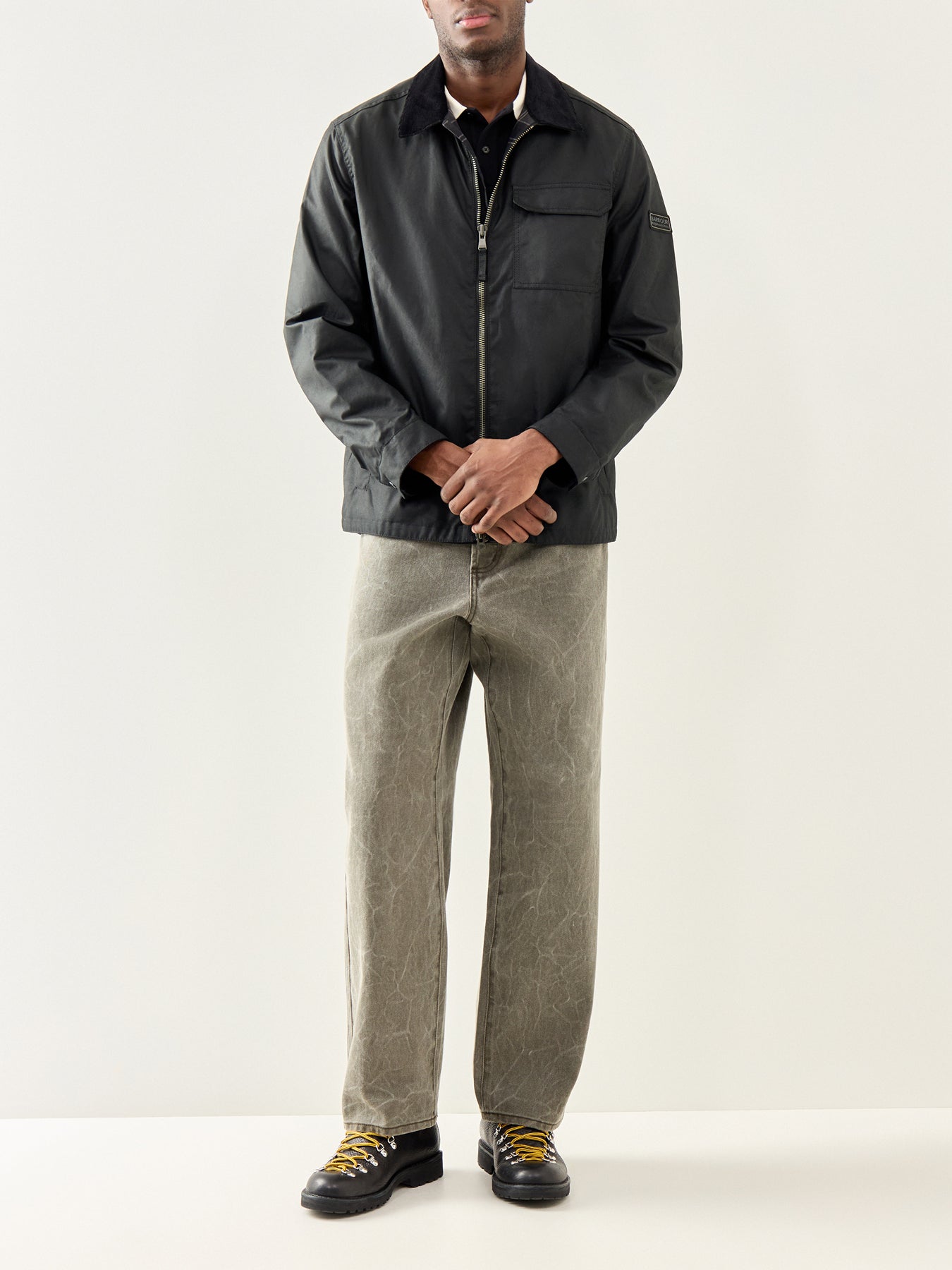 Maze Wax Jacket Black