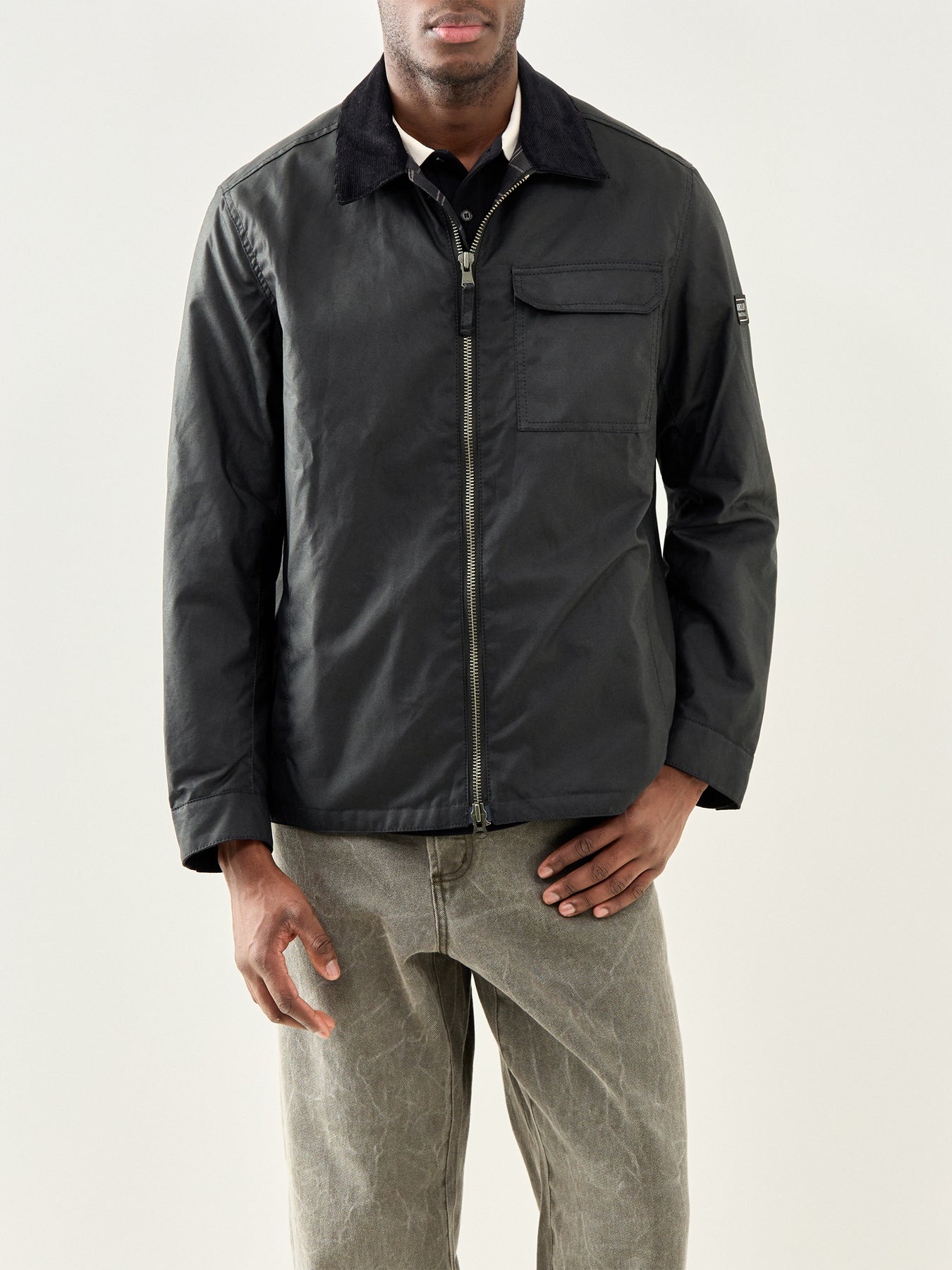 Maze Wax Jacket Black