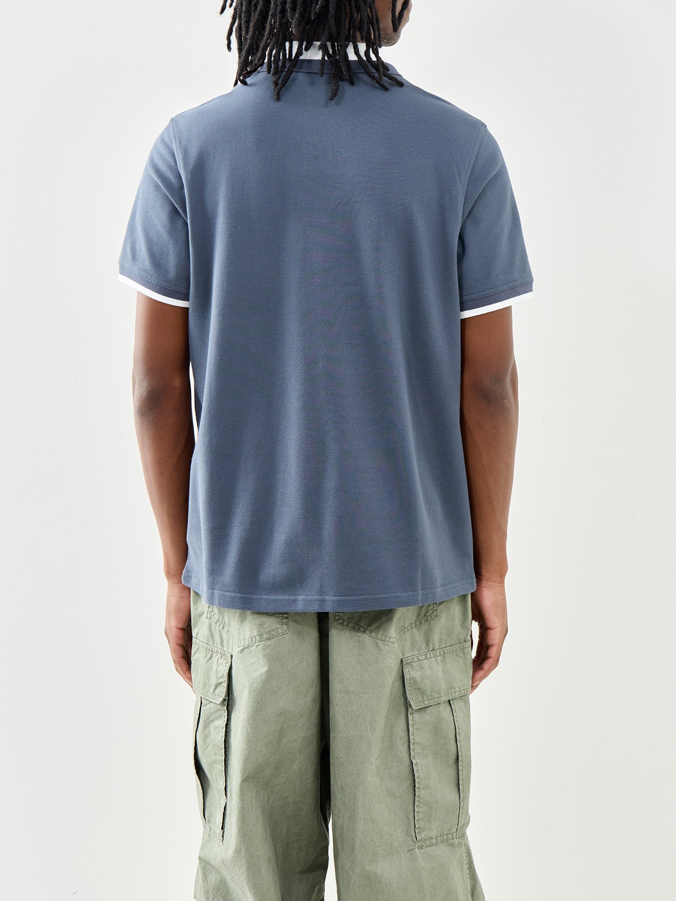 Barbour International Amped Cotton Polo Shirt Grey