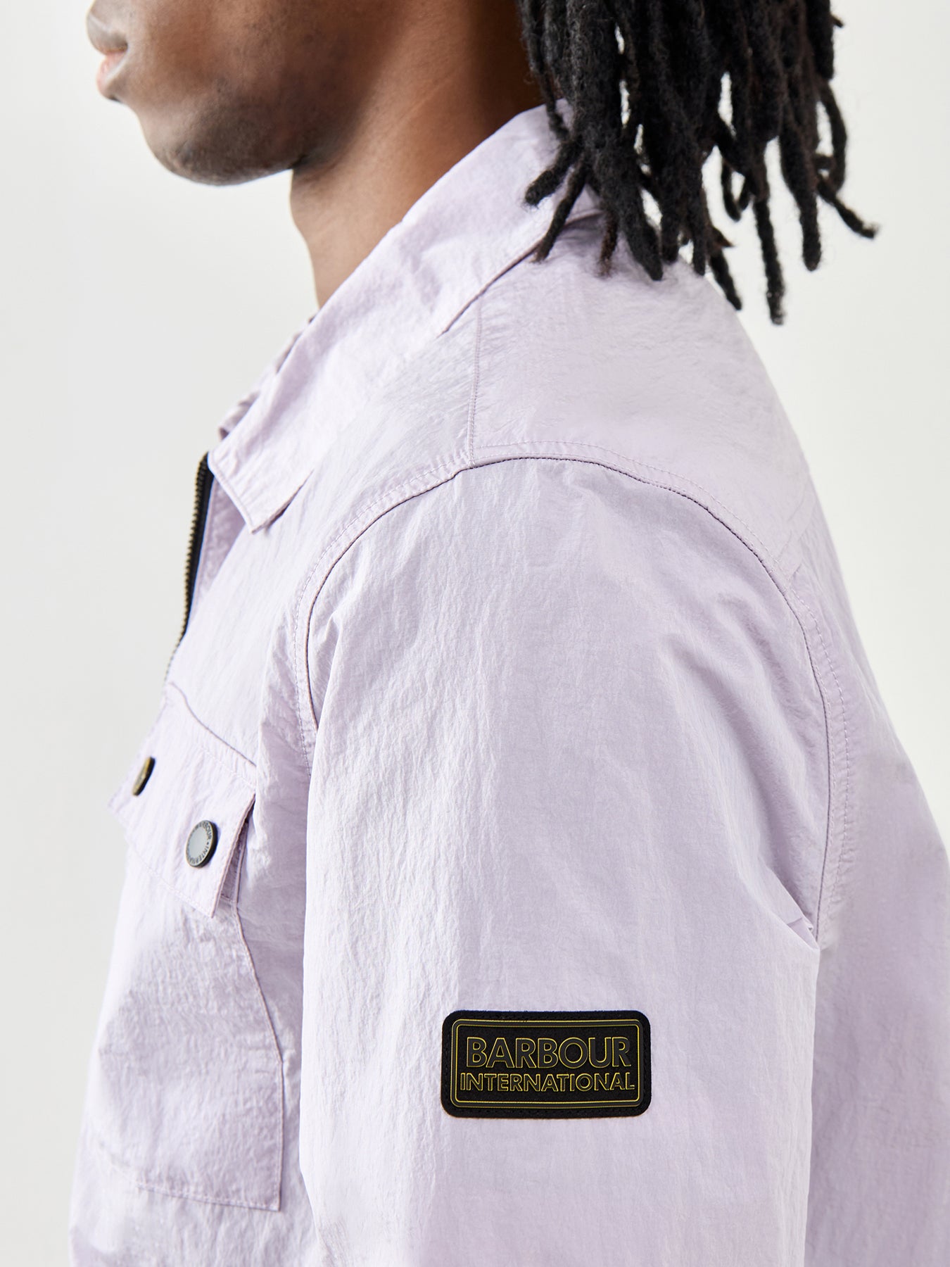 Barbour International Inline Overshirt Thistle
