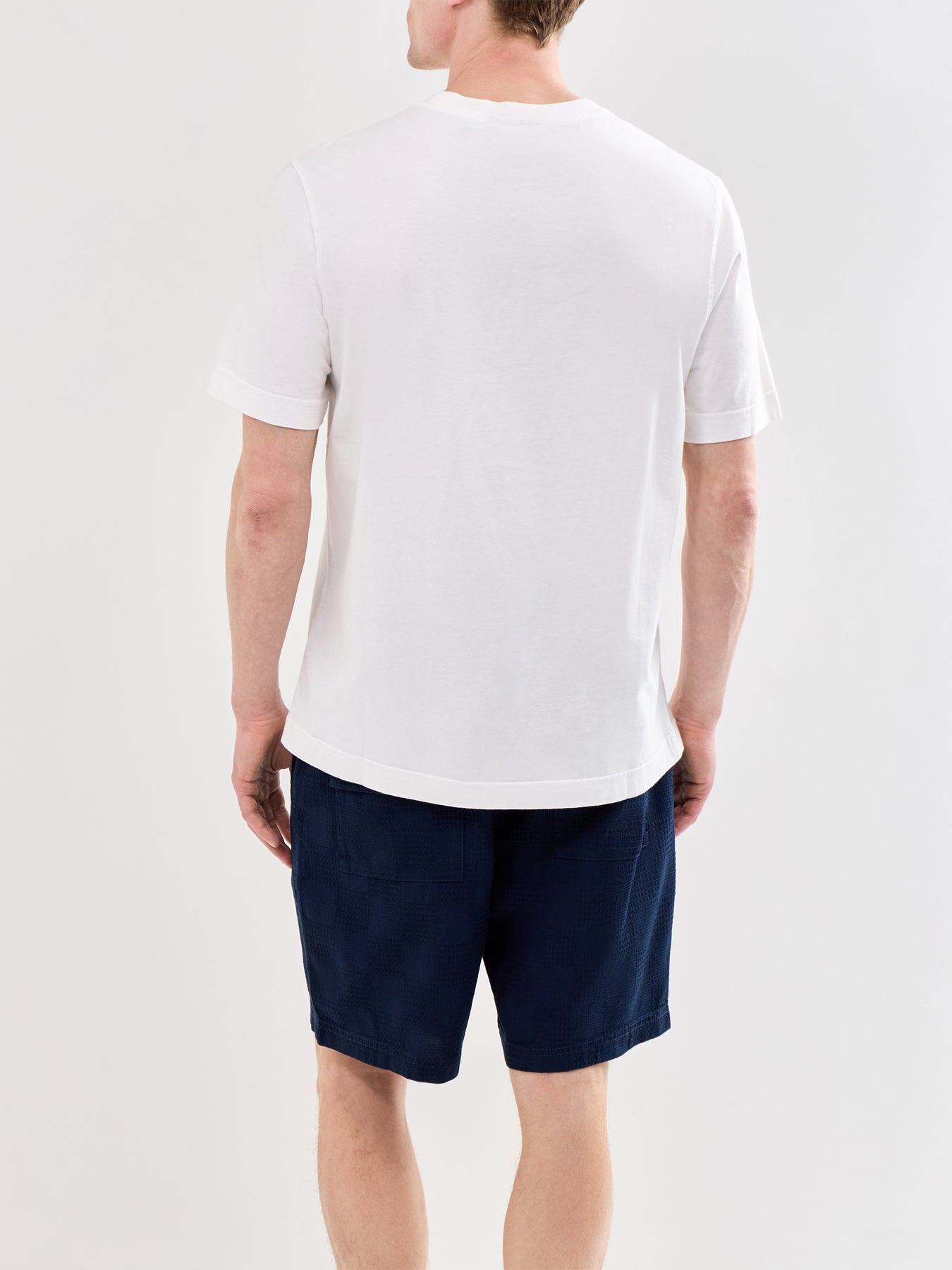 Motorbike Graphic Cotton T-Shirt Cream