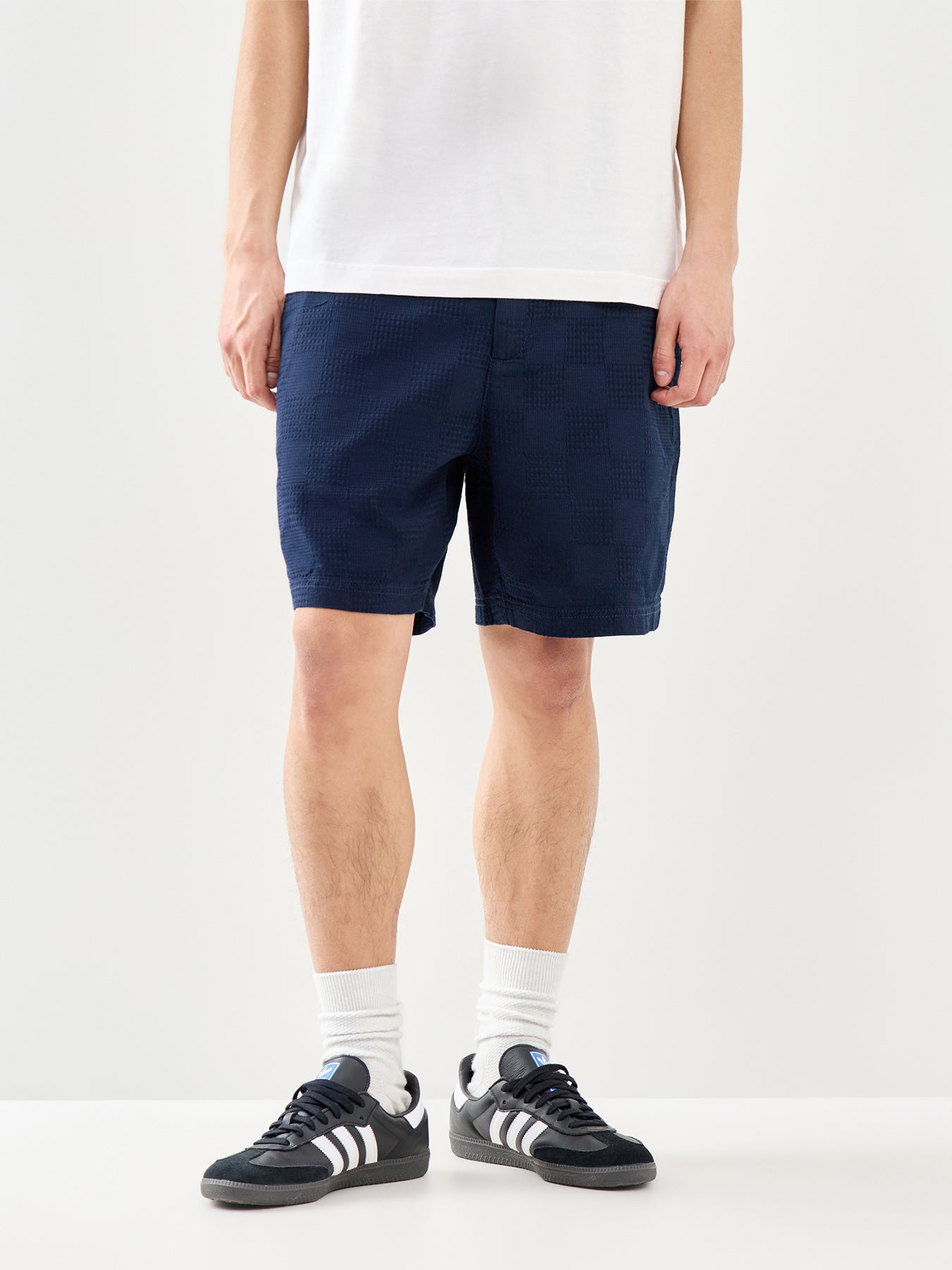Blackstreak Jacquard Shorts Navy