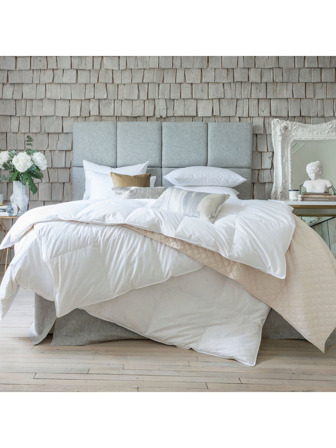 Goose Feather and Down Duvet 10.5 Tog White Superking