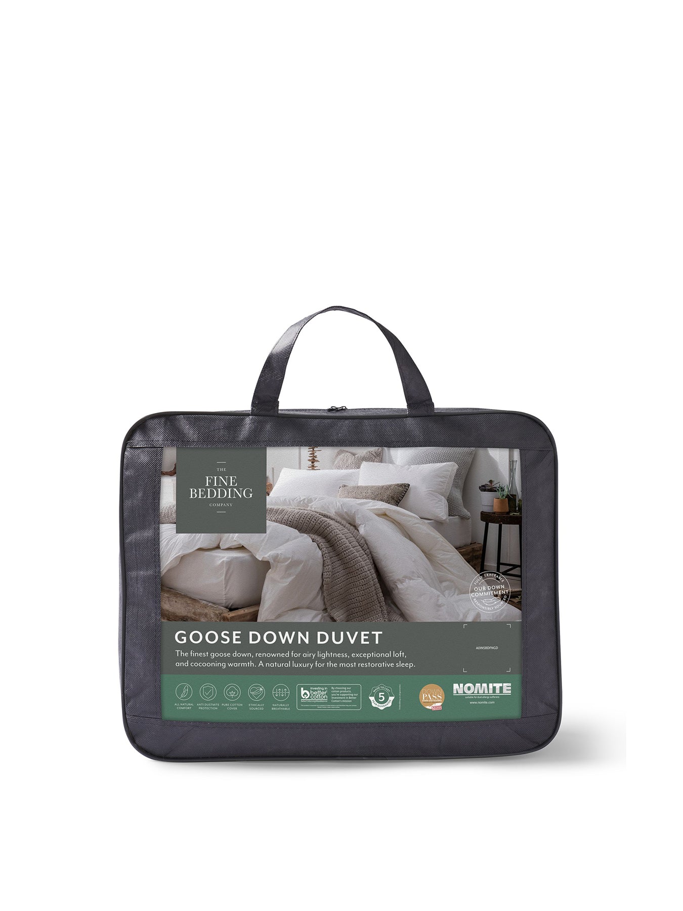 Goose Down Duvet 13.5 Tog Single