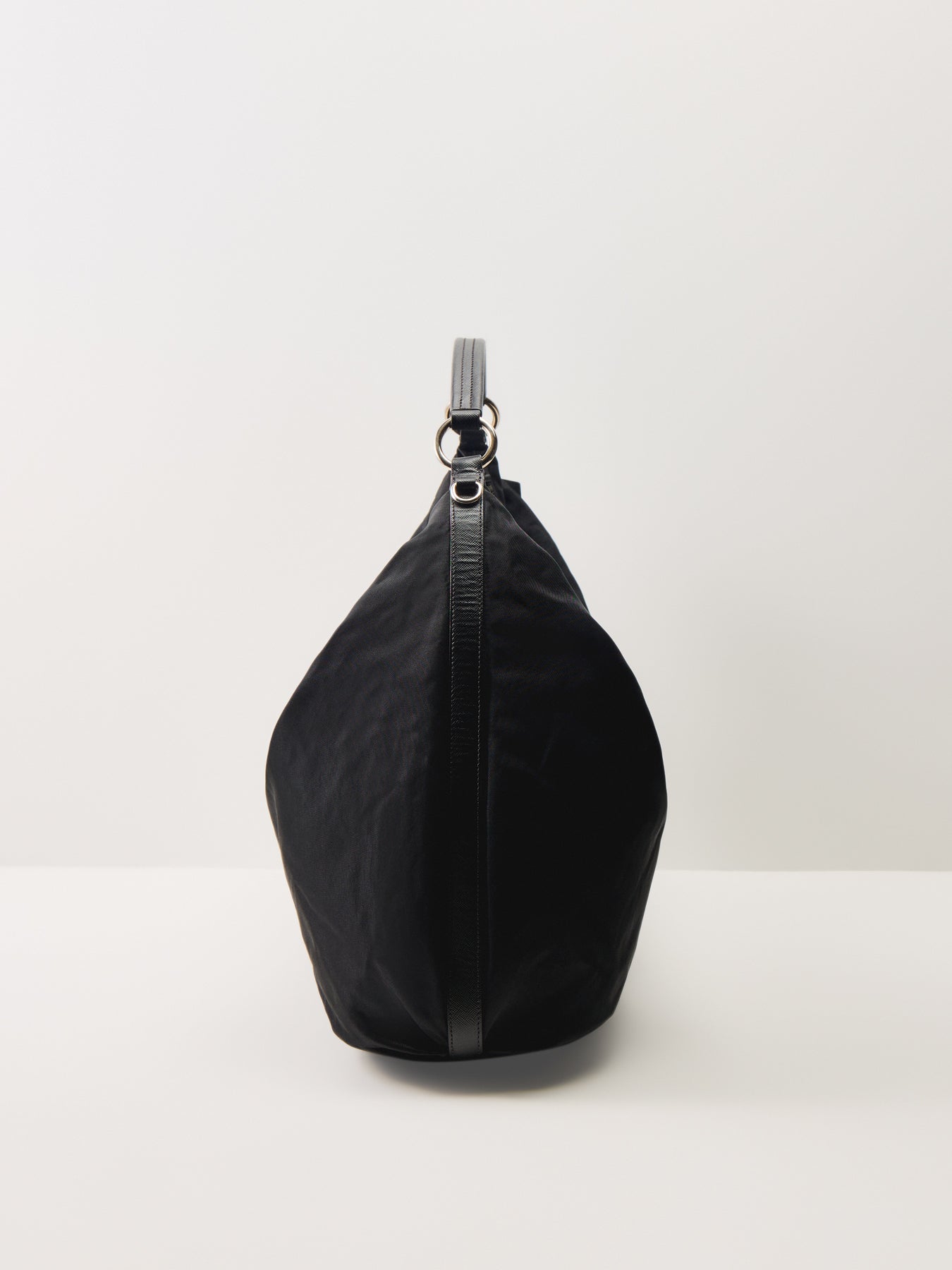Nylon Convertible Tote Black