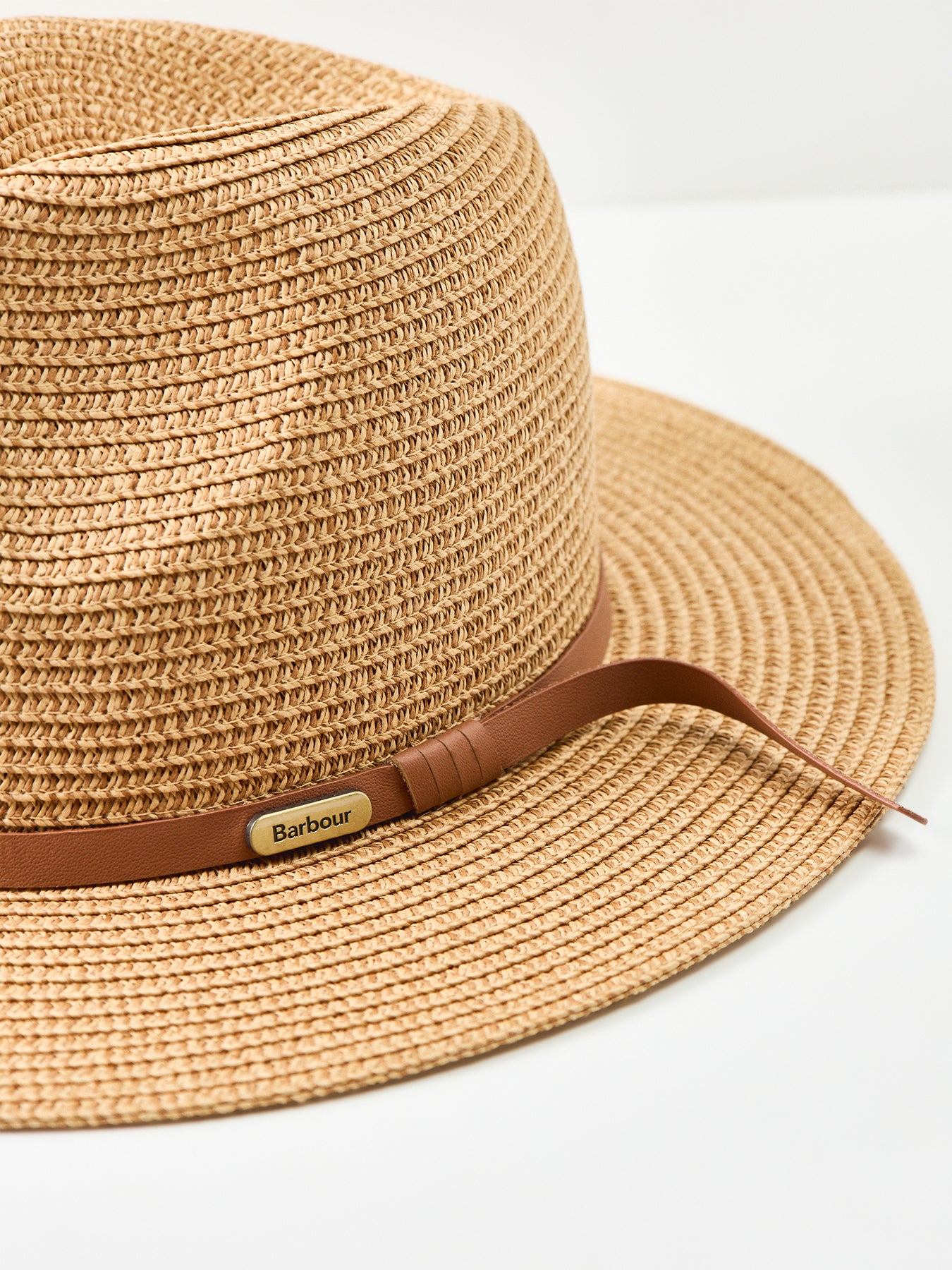 Evelyn Braid Trilby Hat Tan