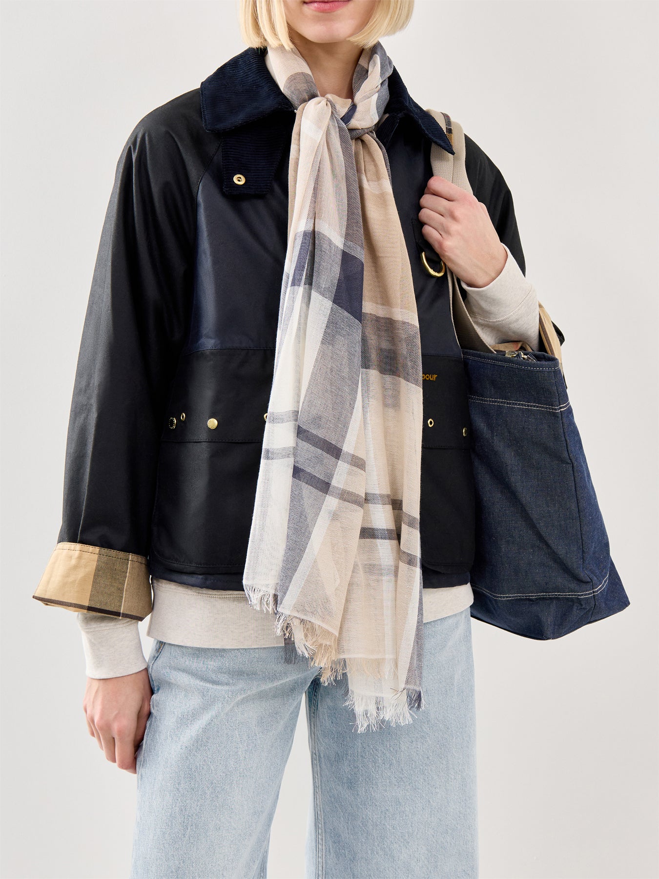 Verona Merino Wool Pashmina Scarf Beige