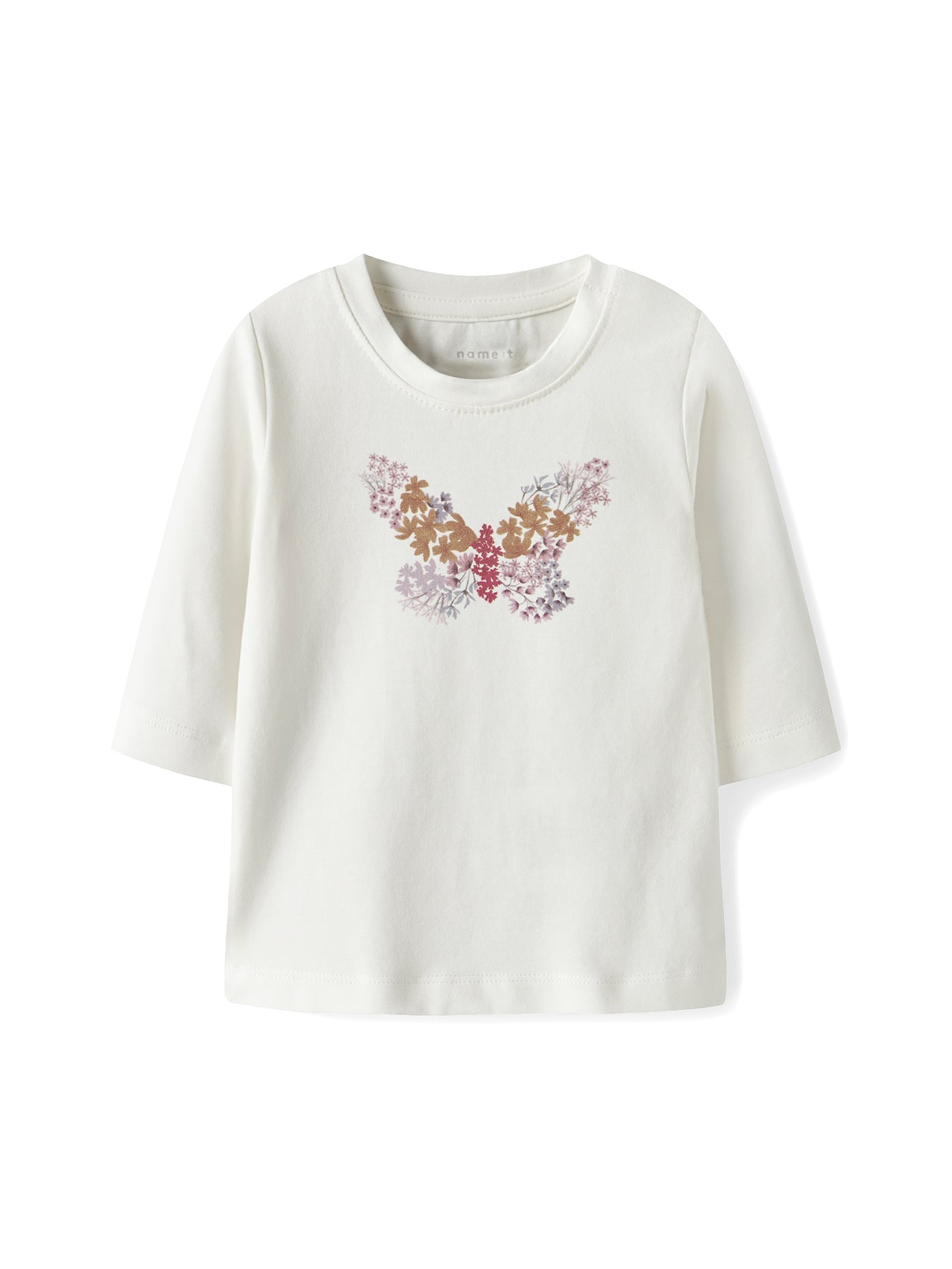 Baby Bussa Long Sleeve Top White