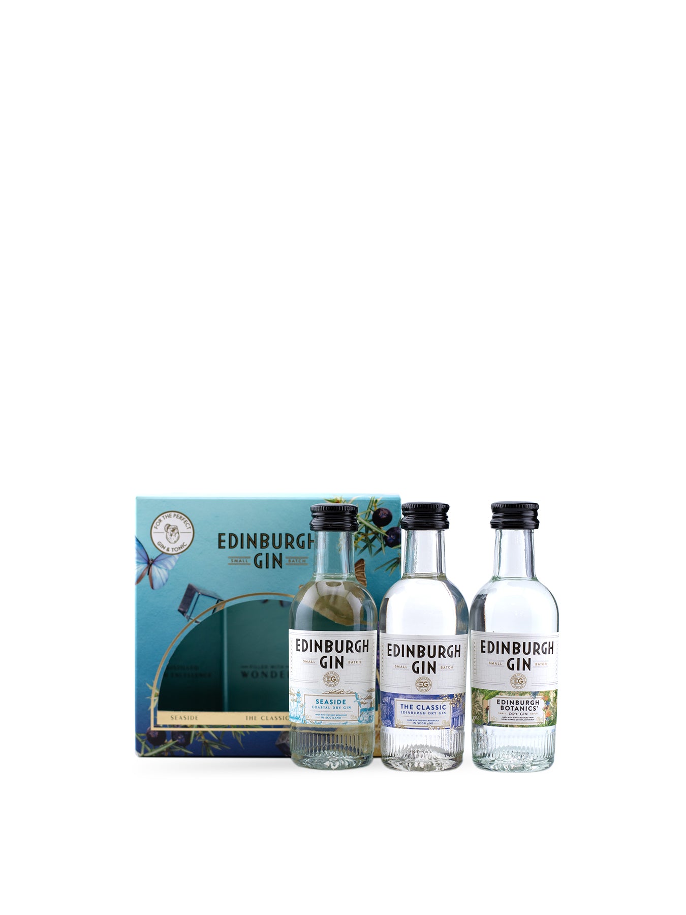London Dry Gin Miniature Gift Collection 3 x 5cl