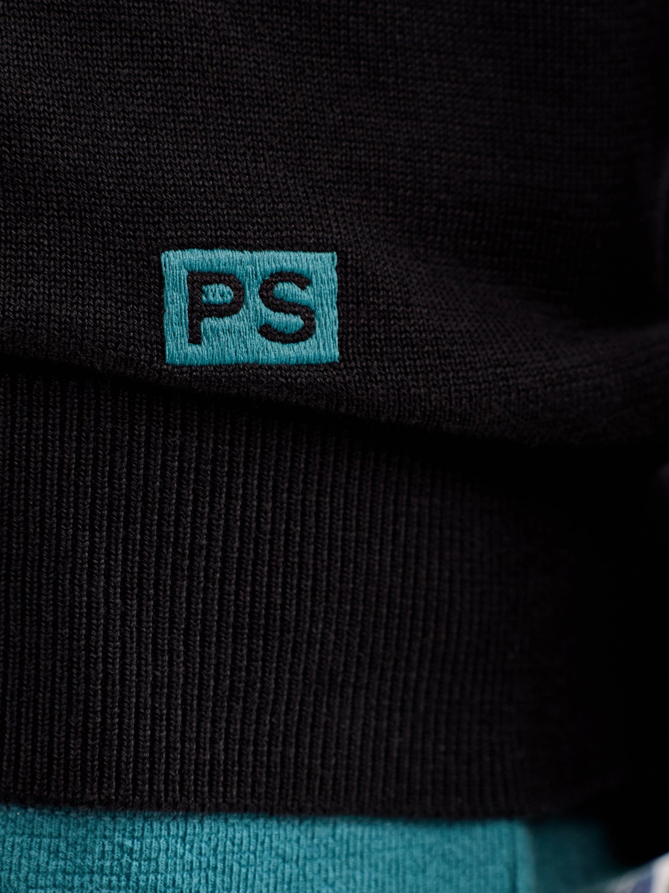 Half-Zip Knit Black