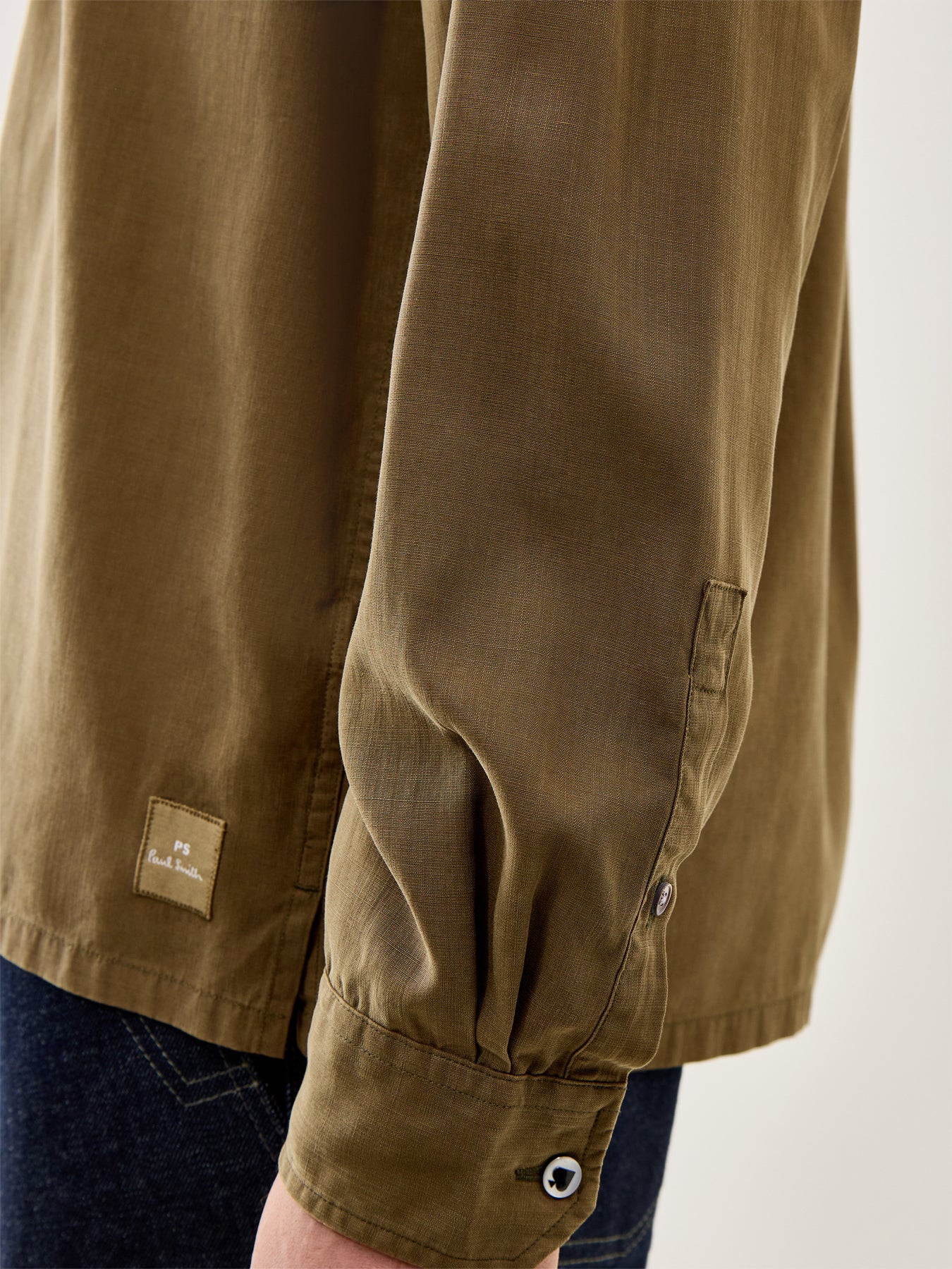 Soft Touch Double Pocket Shirt Green