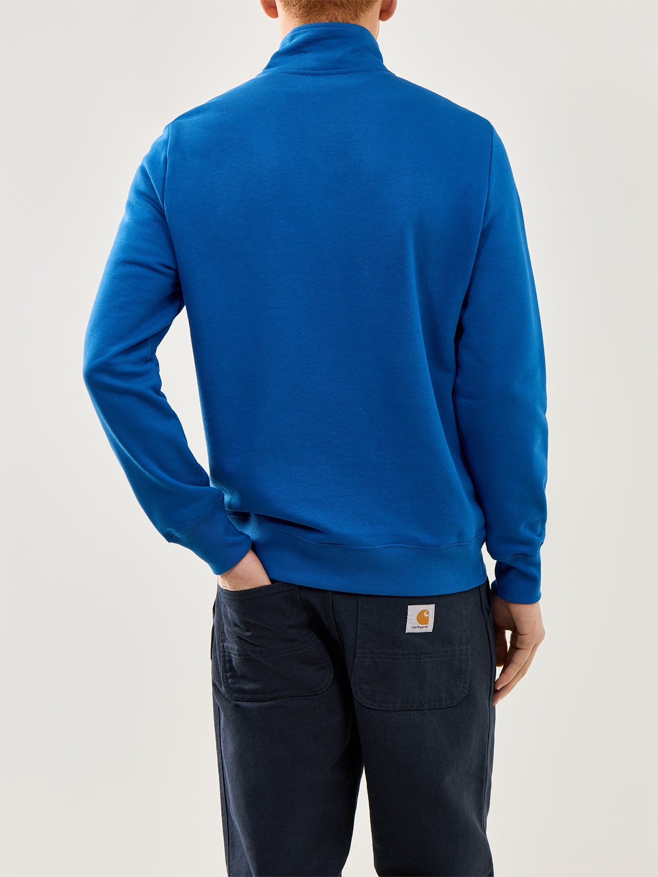 Half Zip Zebra Sweat