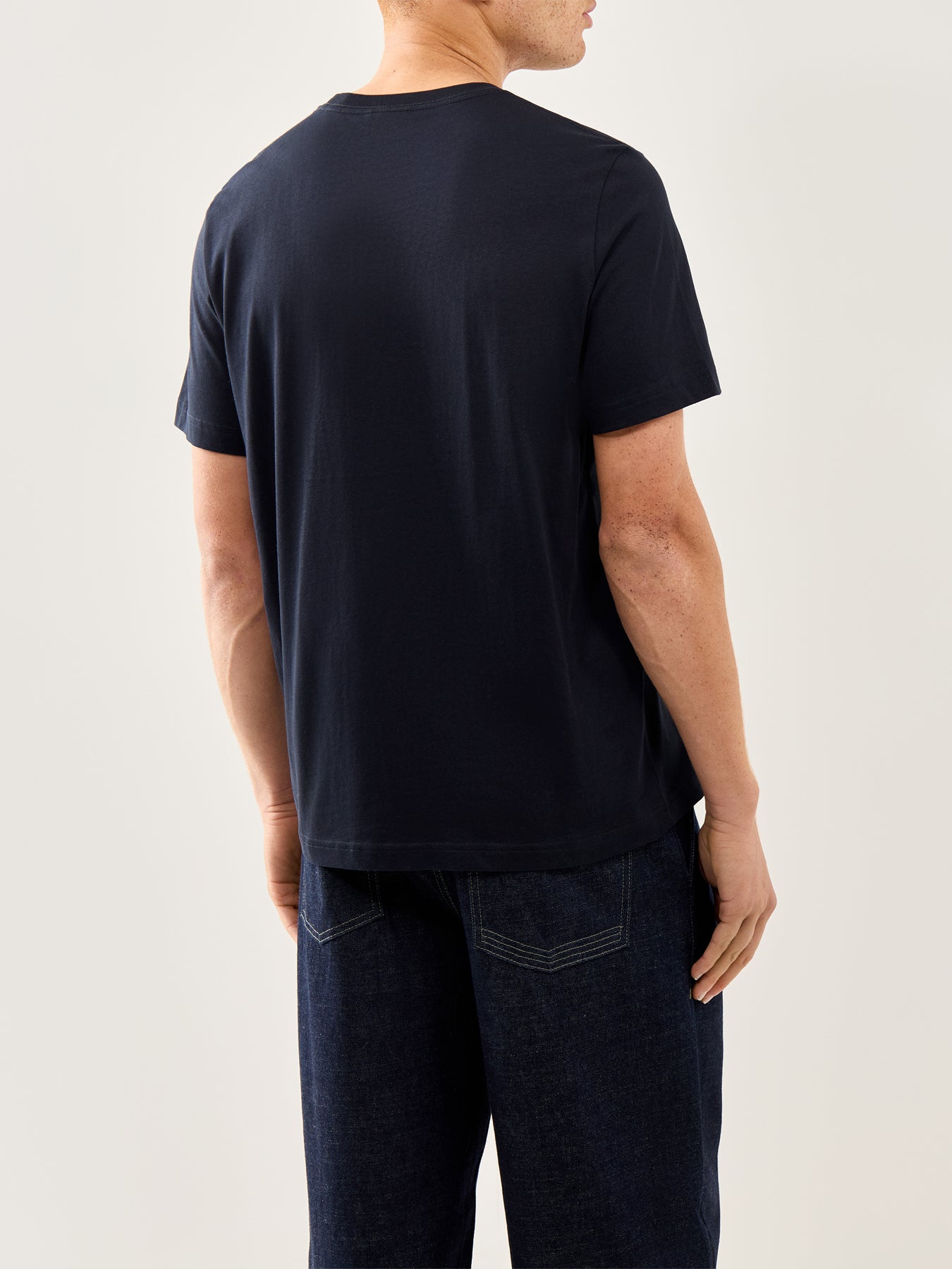 Zebra Squares T-Shirt Dark Navy