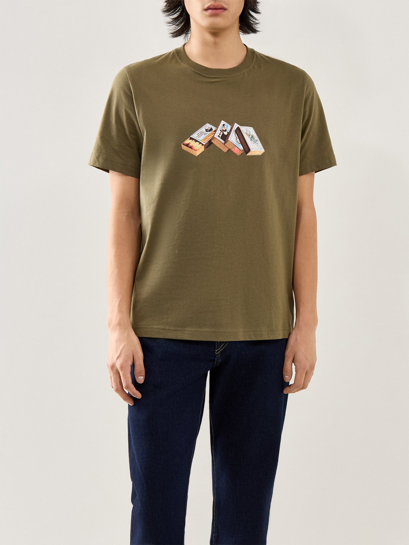 Matchboxes Graphic T-shirt Green